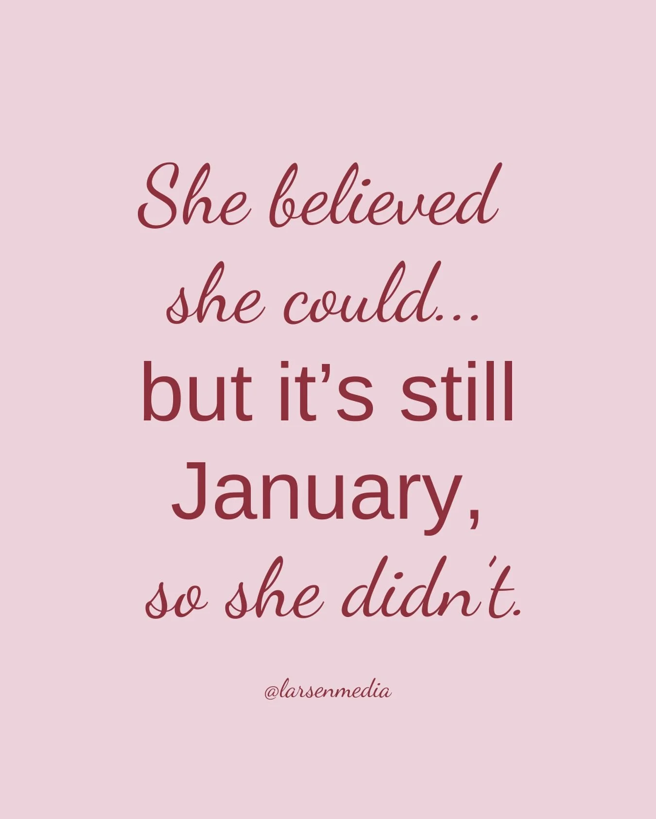 End-of-January motivation is&hellip; selective. 😅

Some days you smash the to-do list.
Some days you just survive January and call it a win.

Either way, progress doesn&rsquo;t have to be loud to count.

Anyone else easing themselves into the year r