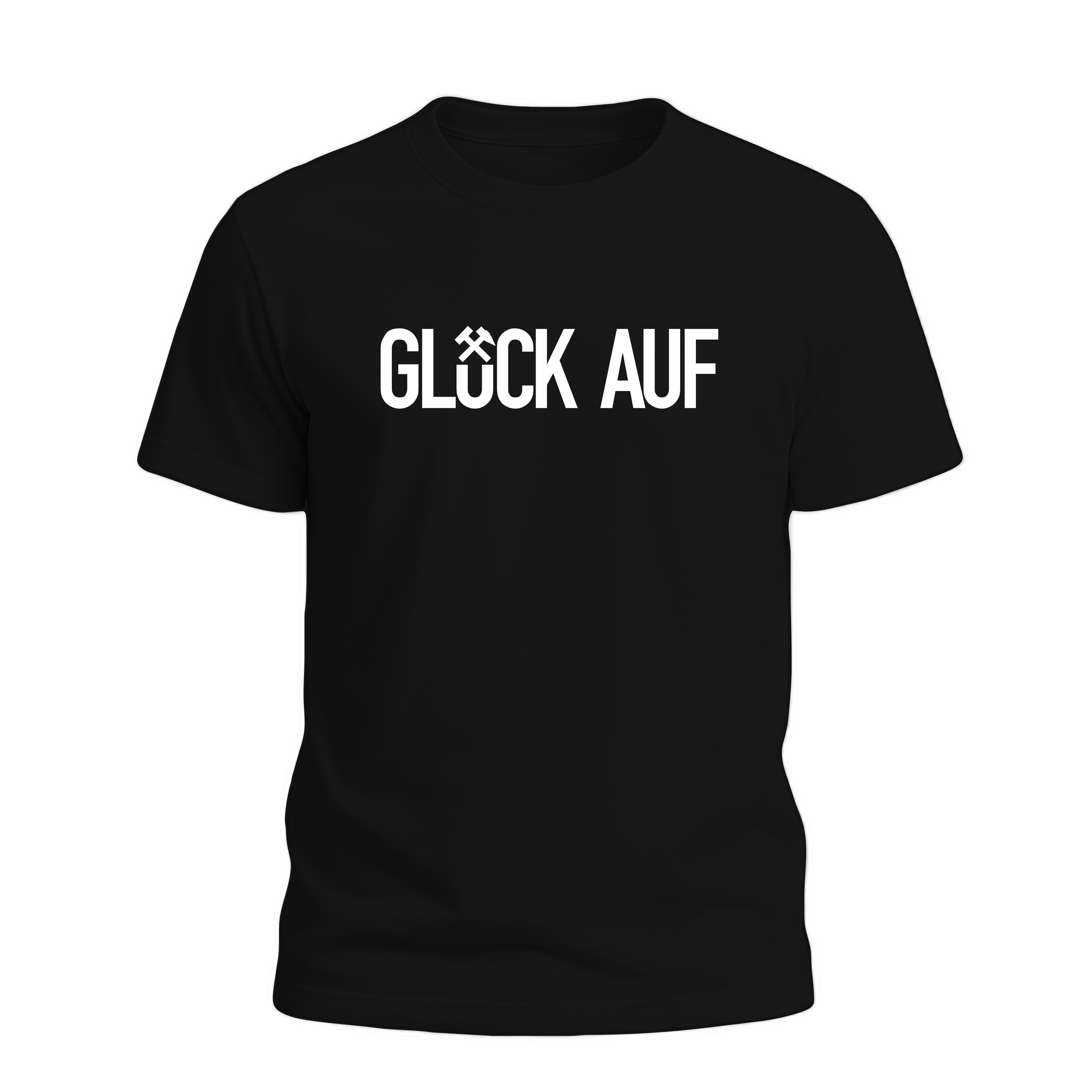 Glück Auf T-Shirt/Hoodie Schwarz