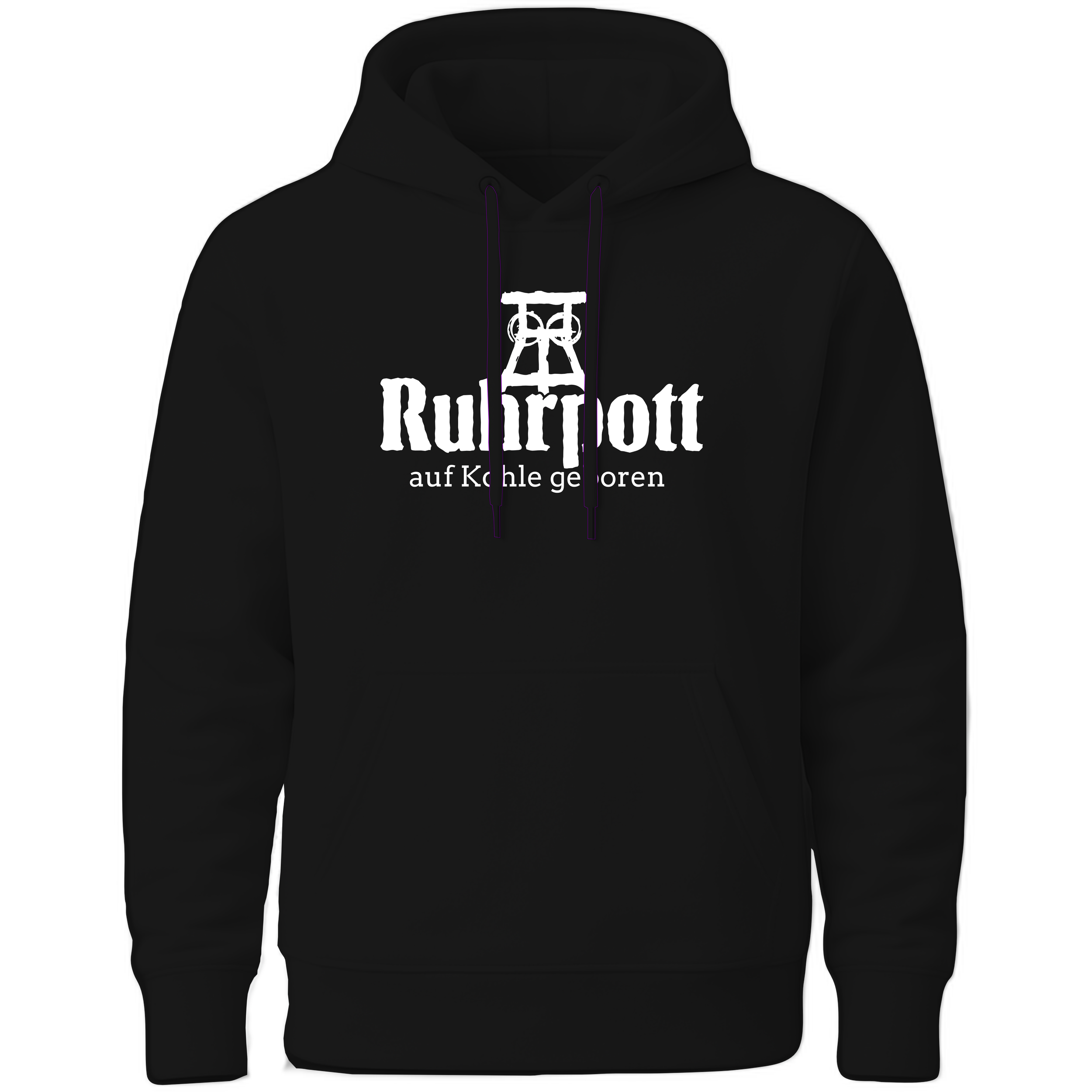 ruhrpott auf kohle geboren Hoodie.png