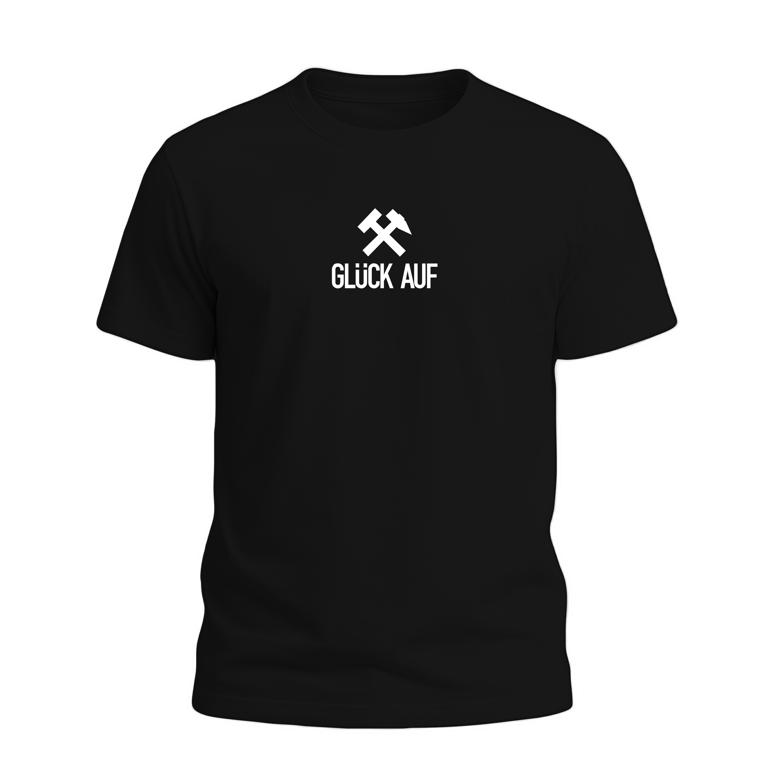 Glück Auf Eisen und Schlegel T-Shirt/Hoodie Schwarz