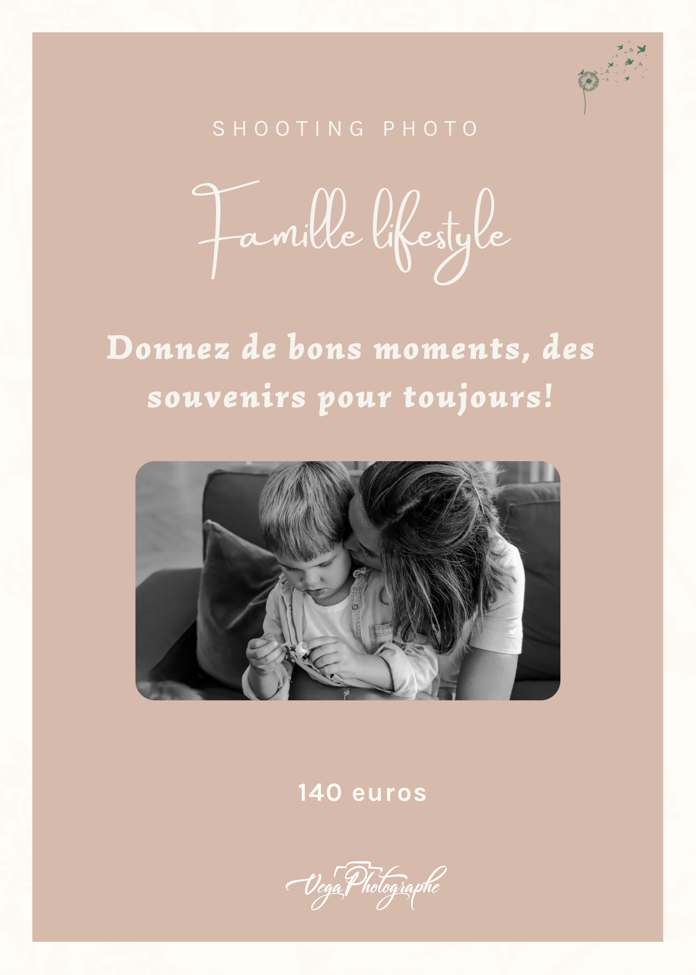 Séance photo famille lifestyle