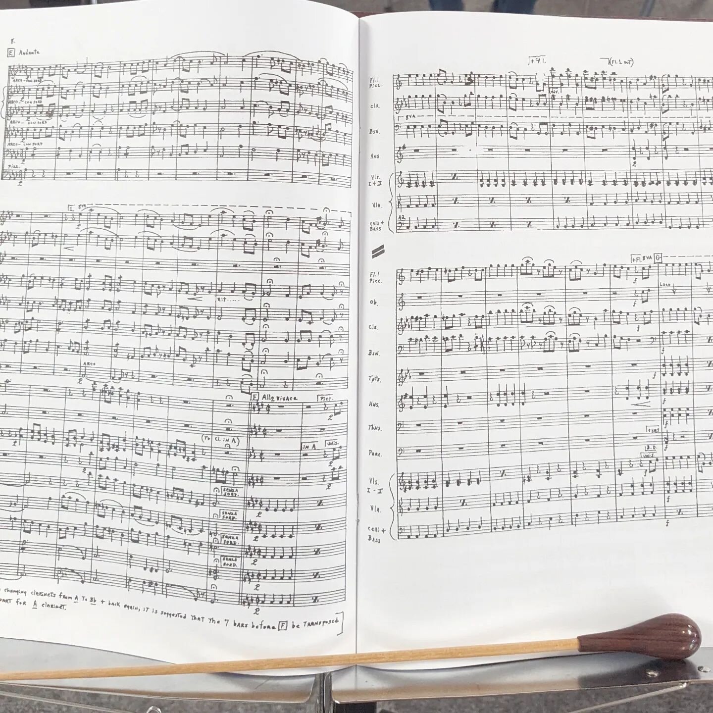 Had a great couple of days conducting @portobello_orch this weekend, for the last time!! It was fun to tackle various favourites, including Beethoven's &quot;Pastoral&quot; Symphony and Tchaikovsky Suite no.4. Thanks for having me back, Portobello 😊