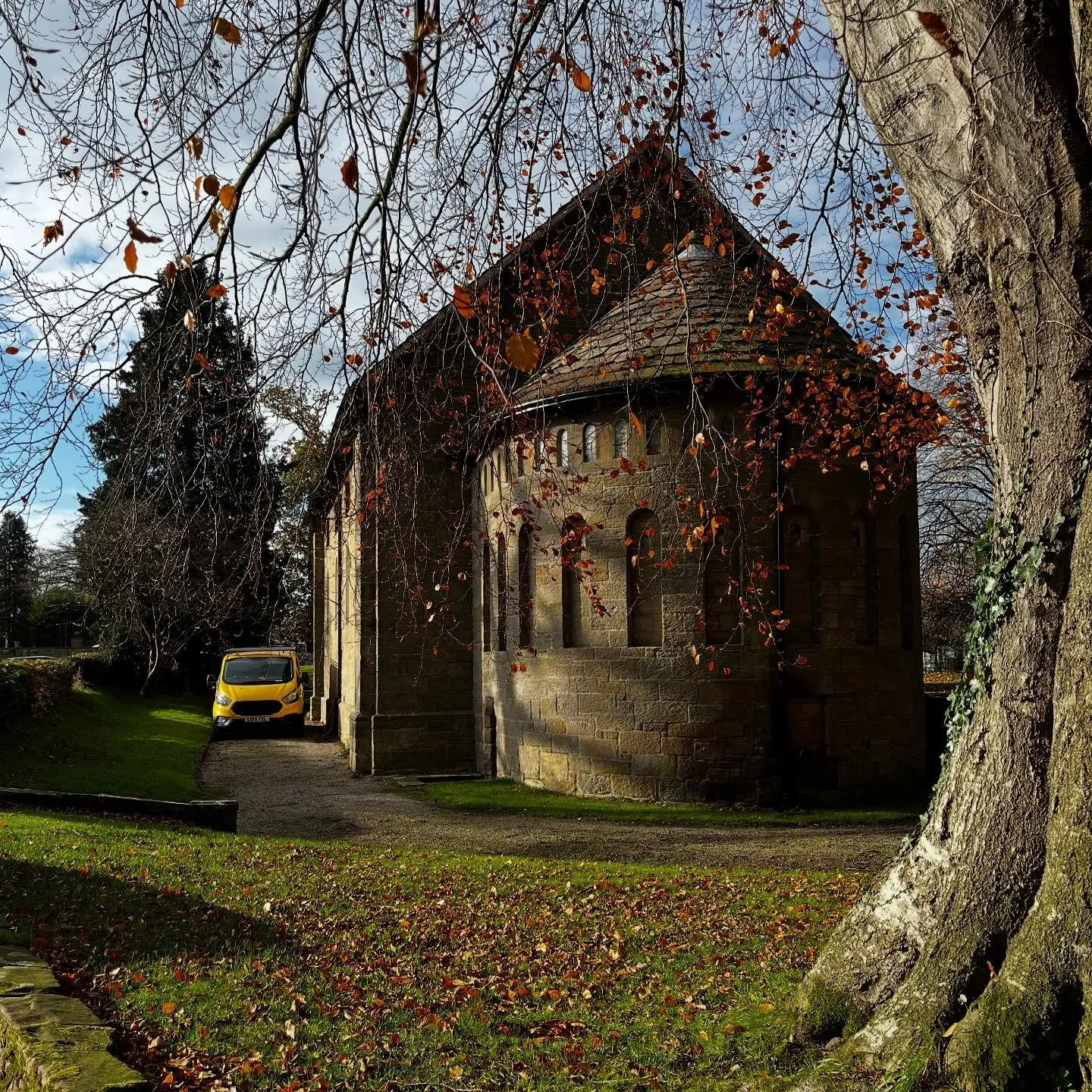 Conservation works are finally underway at the unbearably beautiful St Mary&rsquo;s Wreay. 

Built in the early 1840s it&rsquo;s an incredible place. Their creator Sara Losh (1785-1853) was born and died in Wreay, a village to the south of Carlisle. 