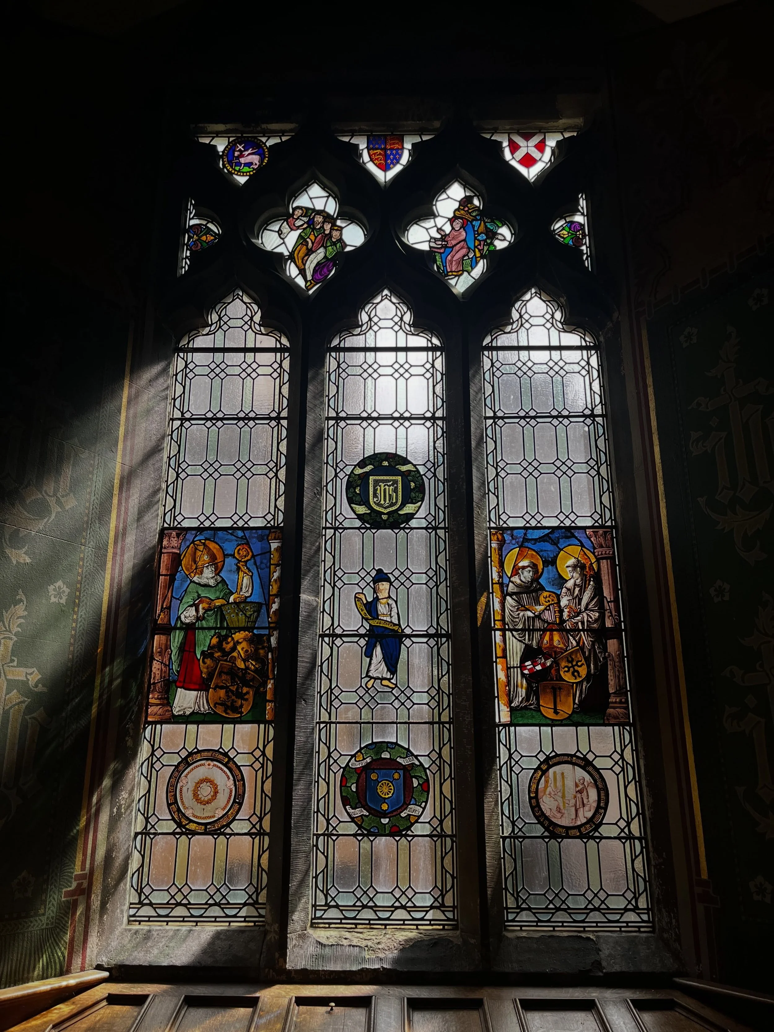 Swiss and French glass at Raby Castle