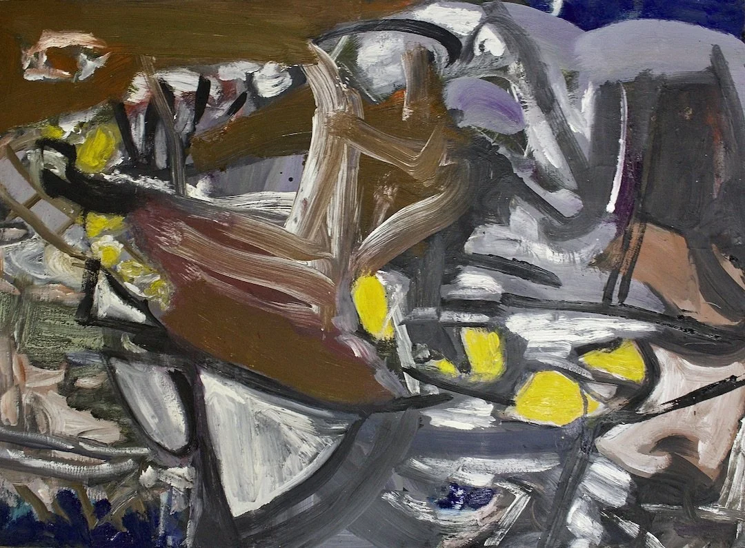 'Jaw Cold', 2025, oil on panel, 76 x 56 x 2.5 cm, 2025, £2,500. 