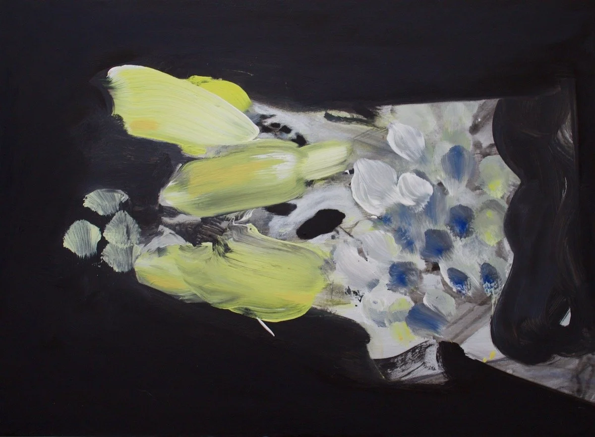 Blink, 2026, oil, acrylic on panel, 56 x 77 x 2cm ©Lisa Carter Grist 