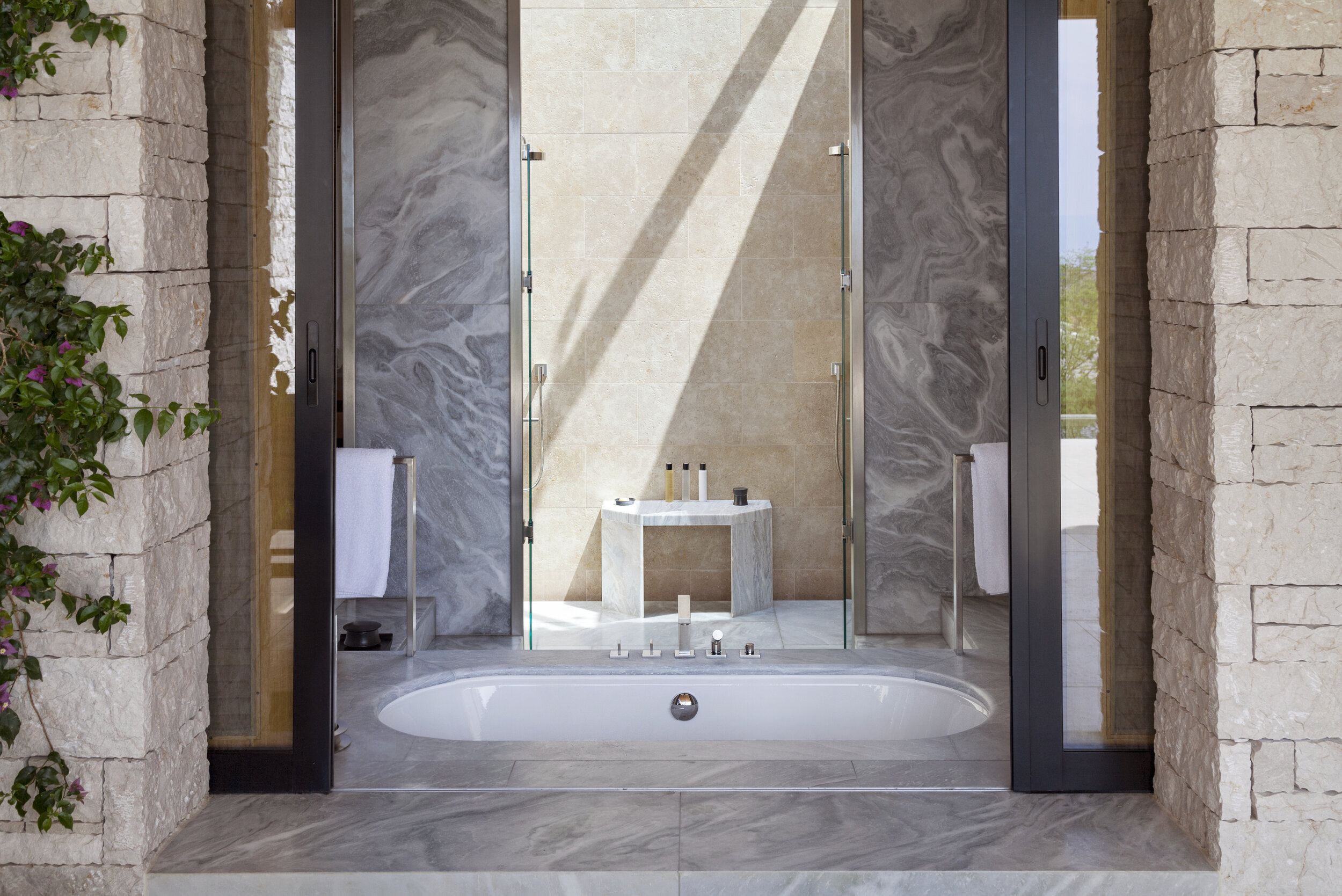 Amanzoe, Greece - Accommodation, Pavilion, Bathroom_High Res_7823.jpg