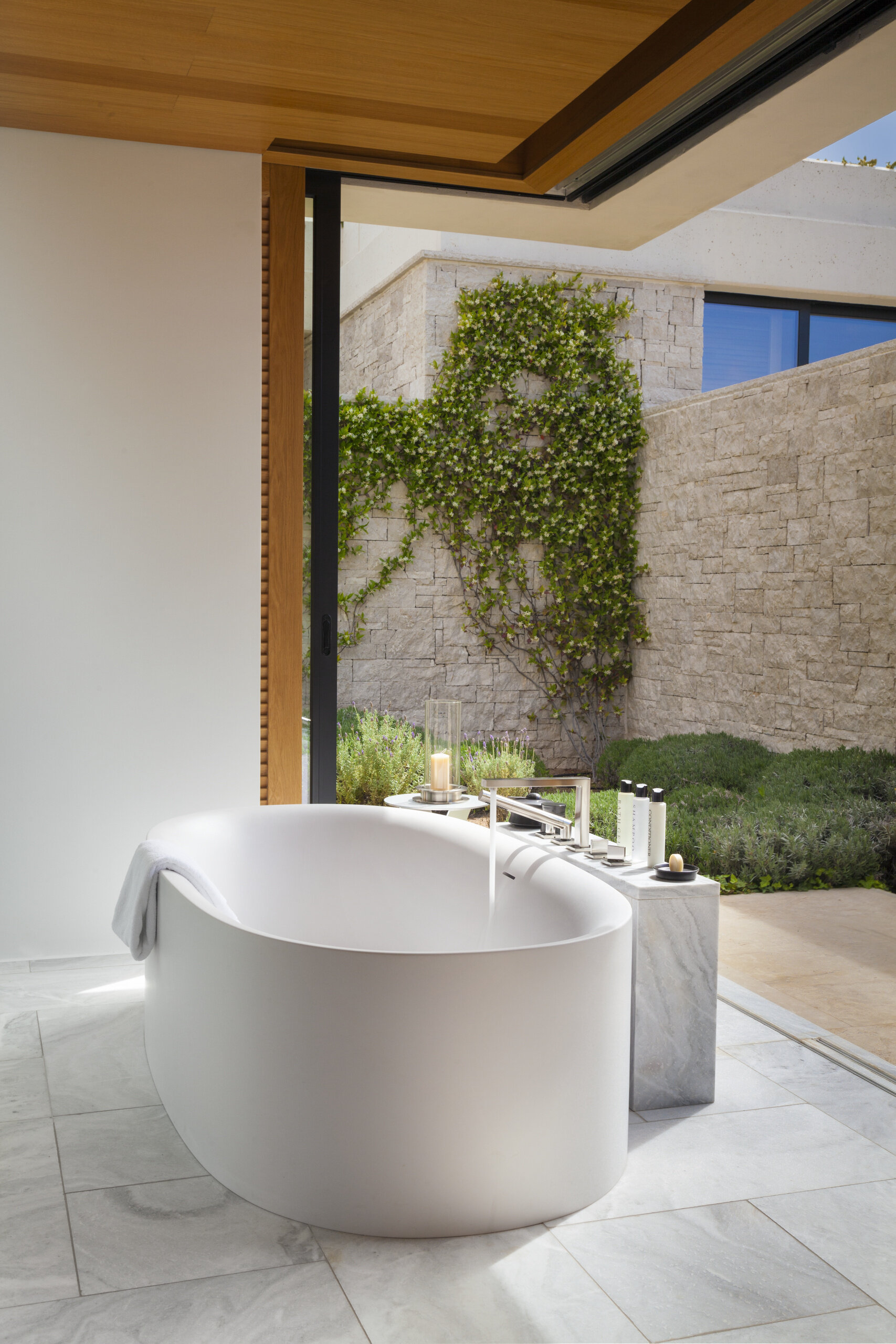 Amanzoe, Greece - Accommodation, Villas, Master bedroom, Bathroom_High Res_6759 (1).jpg