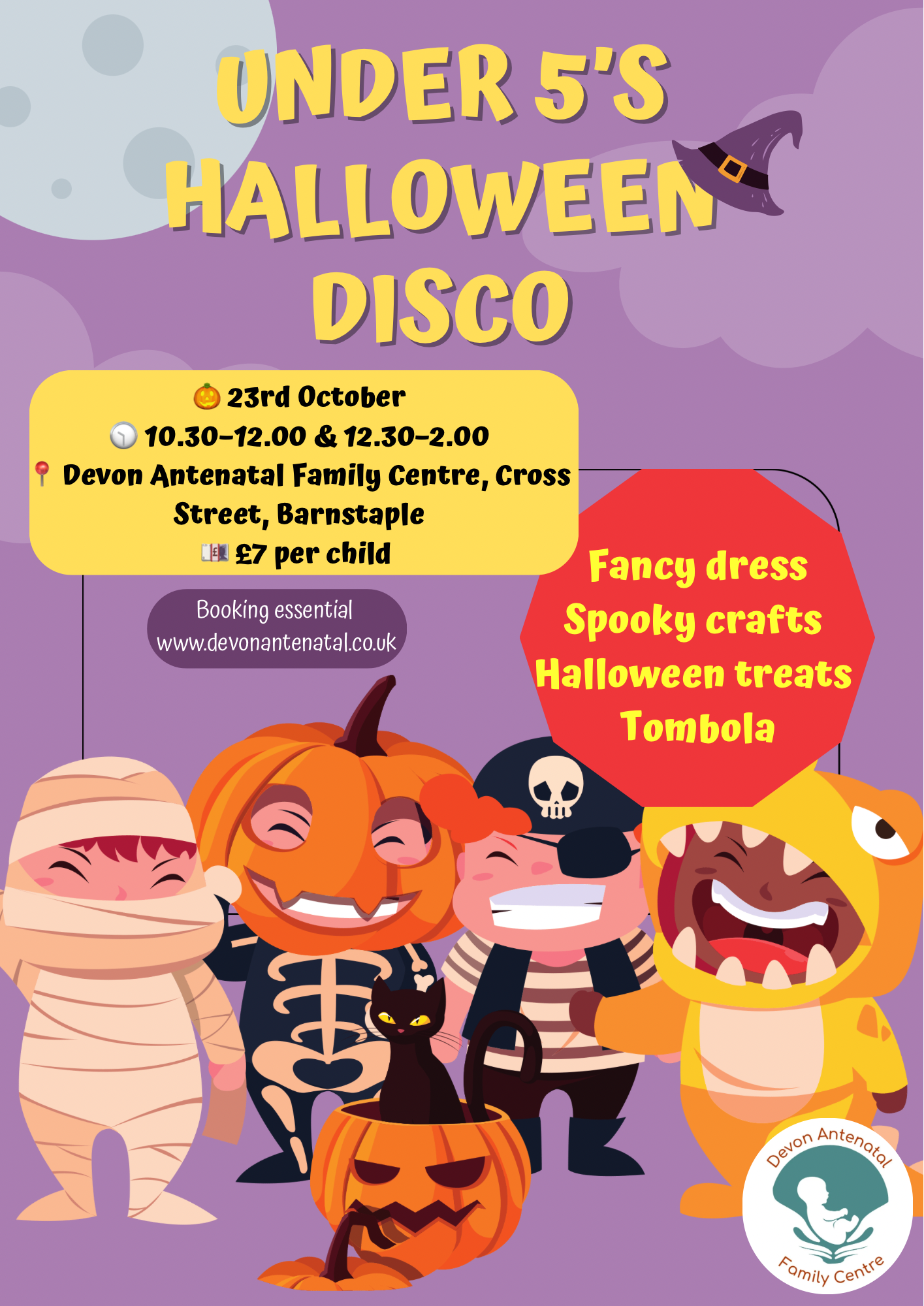 Under 5’s Halloween Disco!