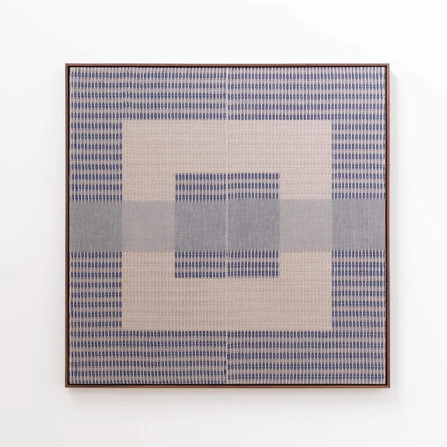Concentric Squares, 2023
Rachel DuVall
Hand woven linen, natural dyes, flashe paint
48&rdquo; x 48&rdquo;

Rachel Duvall's Lace Shadows now on view until June 3
Book an appointment at alisonmilne.com 🤍

dm or email gallery@alisonmilne.com for a cata