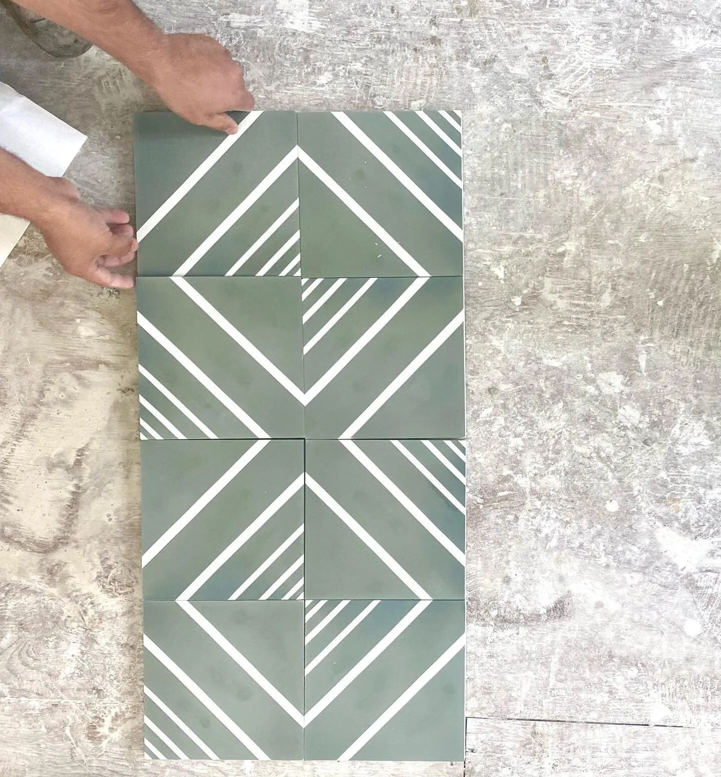 Project Garnet Update! 

Tiling has begun and we are excited to see each space come to life with layers of materials and textures 🤍 

Stay tuned to see this boys bathroom floor tile installed.