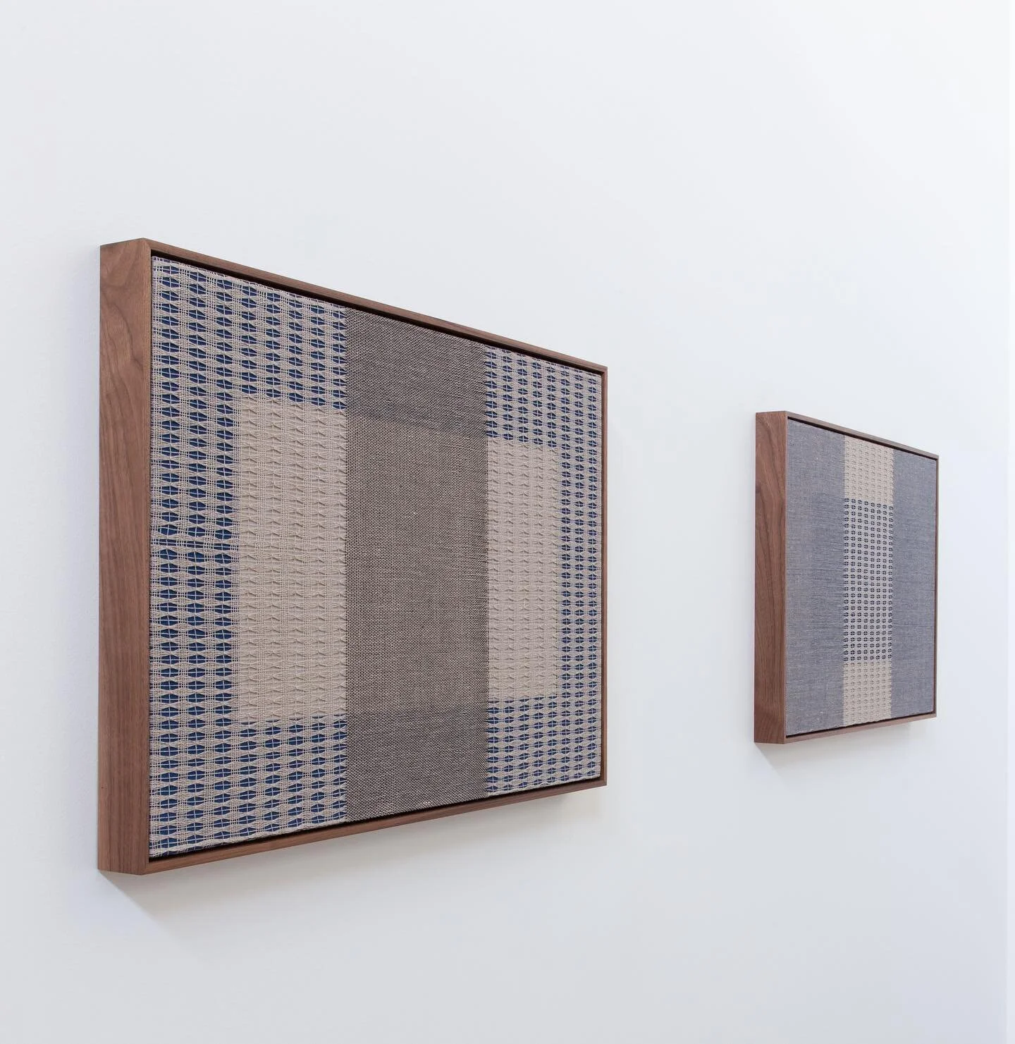 Lace Shadows I + II, 2023
Rachel DuVall
Hand woven linen, natural dye, flashe paint
36&rdquo; x 24&rdquo;

On view until June 3 - book an appointment at alisonmilne.com