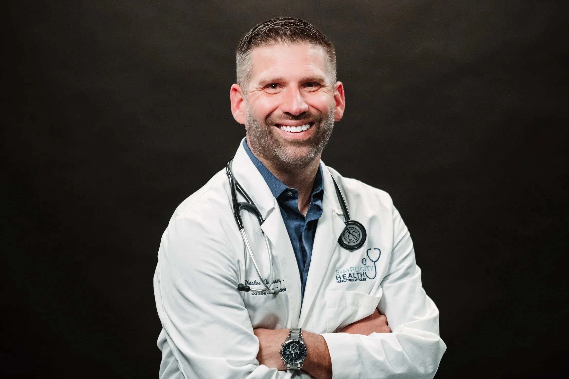 	
Dr. Charles Opperman who provides personalized concierge medicine doctor visits and direct primary care (DPC)