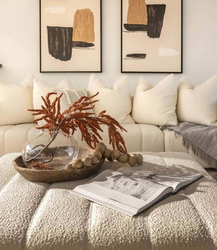 Texture does the talking.

Boucl&eacute;, layered textiles, sculptural pillows, and art&mdash;each element chosen to add depth and comfort. Thoughtful staging makes a house feel finished, livable, and ready for its next chapter.

2128 Montauk Highway