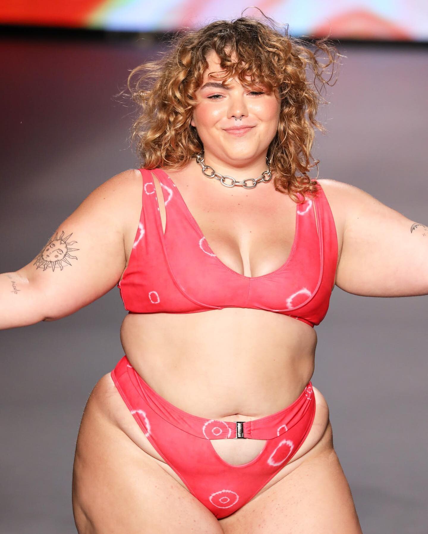 Miami swim week has come to an end and I&rsquo;m eternally grateful to have represented plus size women in an industry where we are few and far between. Thank you @myhappy_____ @stefroitman for making me a part of your show and celebrating inclusivit