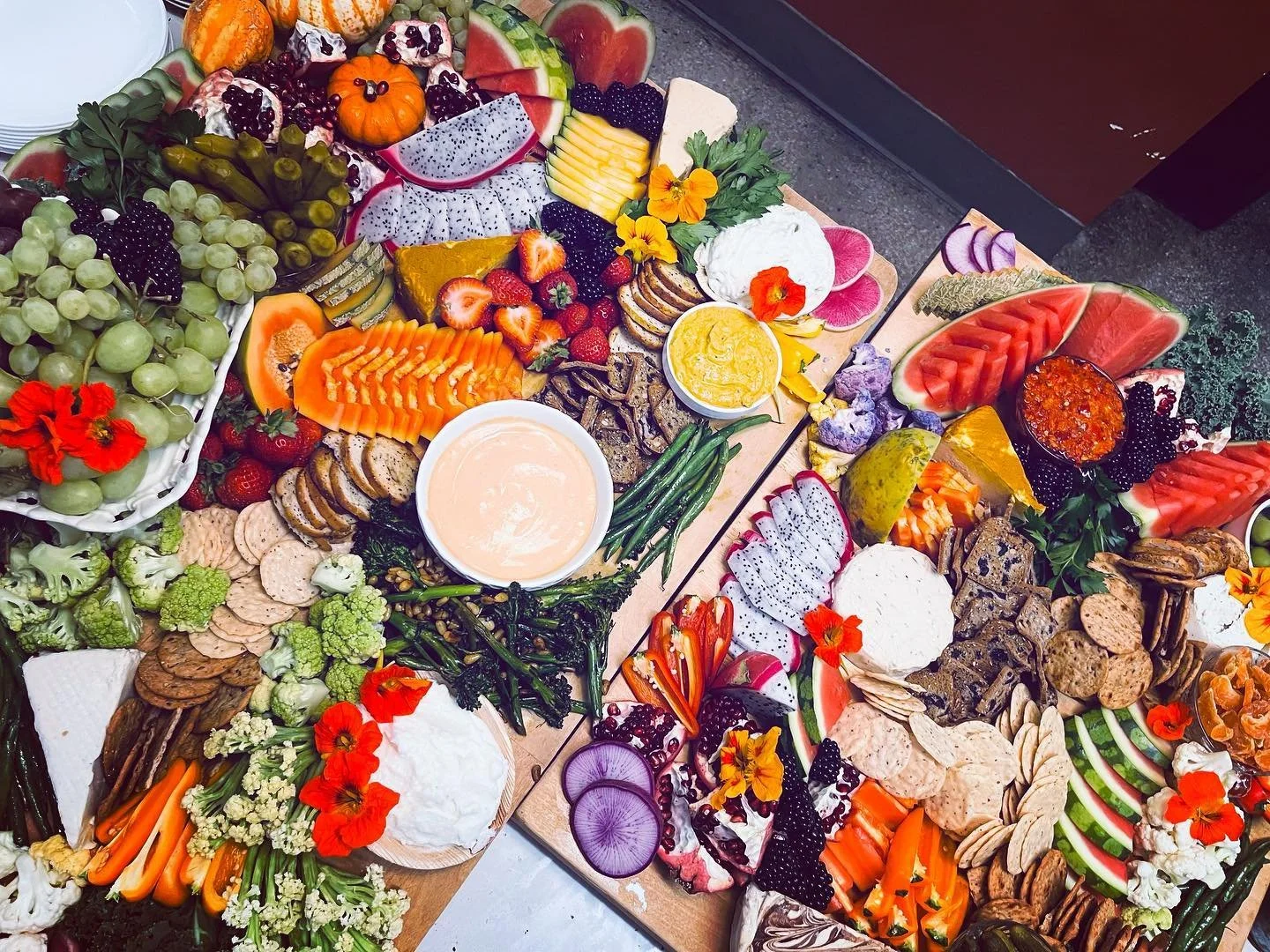 It was a really great and busy day for @thegardenavl yesterday. We catered a small wedding and then an amazing gallery opening @citizenvinyl downtown. I didn&rsquo;t capture many photos but did manage to get some of the evening&rsquo;s charcuterie bo