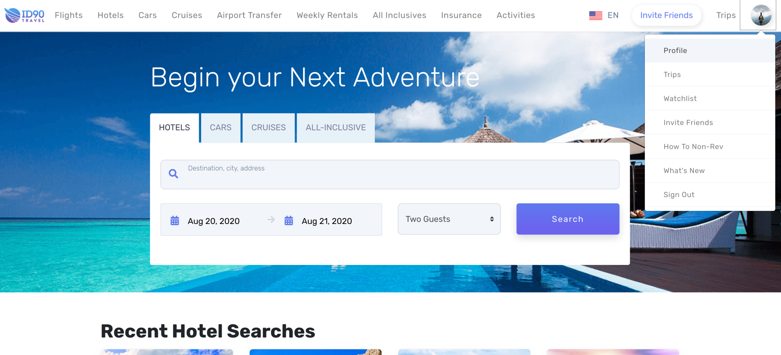 Eligible Traveler Information — ID90 Travel
