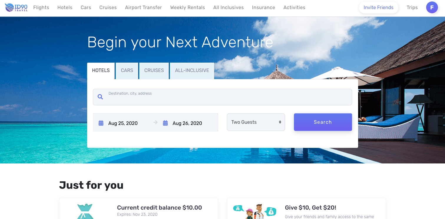 Eligible Traveler Information — ID90 Travel