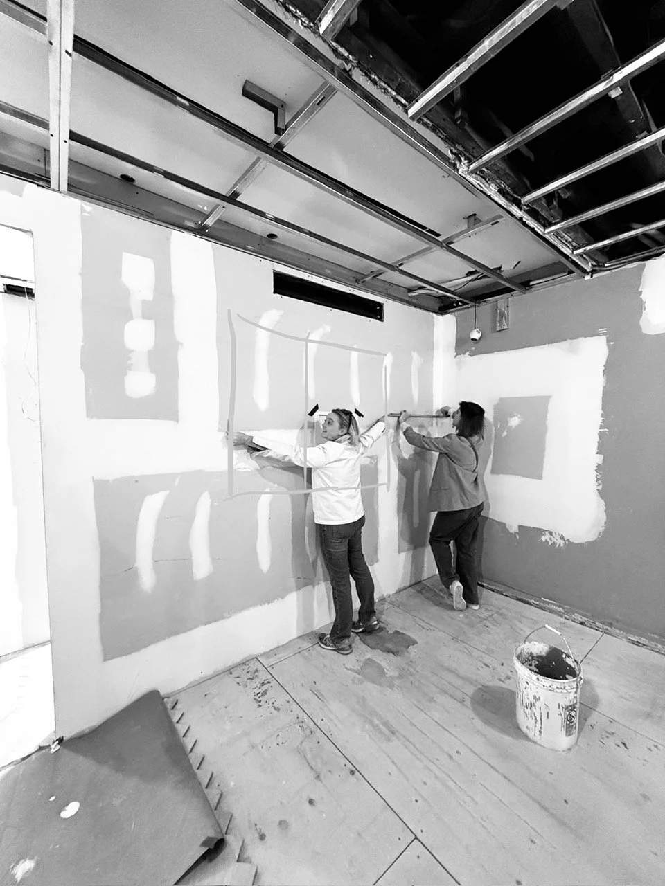 Site meeting Cheffe Alexia Duchêne and Fred