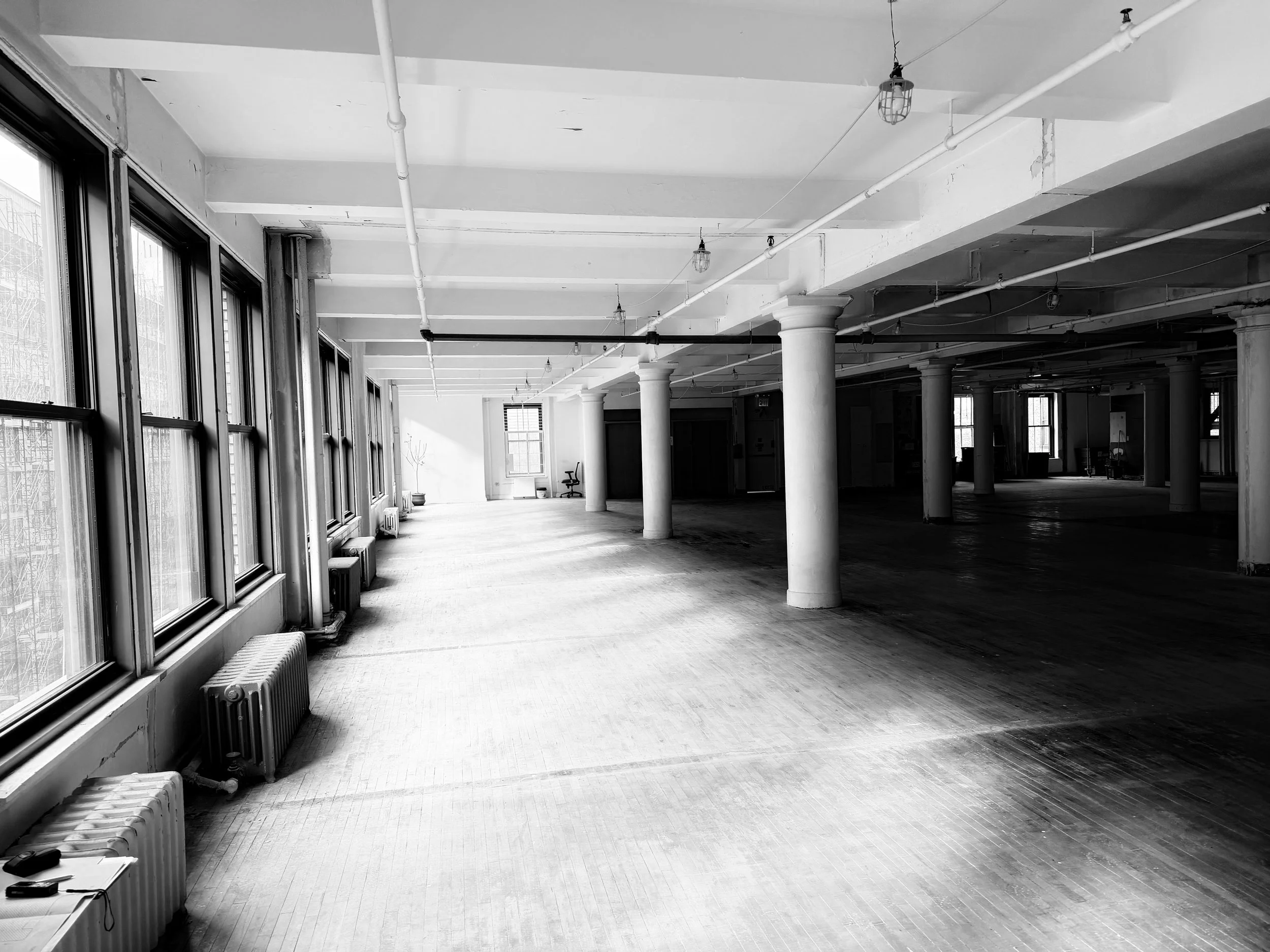 Exiting condition Prior to our service. Up coming; New Office Headquarter Project, for Expanscience, Chelsea, NYC.  Site visits, Client advocacy with buildings management, Design and Technical Drawings+ procurement and Follow up.  April 2026