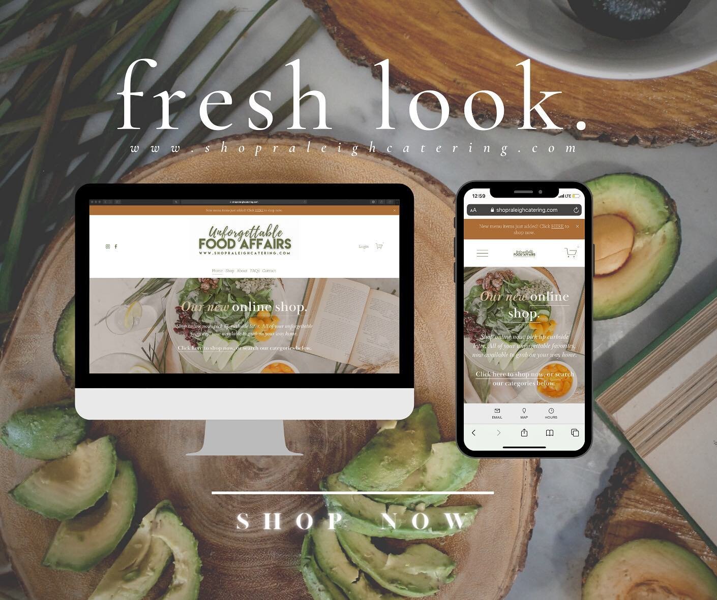 Have you seen the new look? Our designer at @fabbcreativestudio has been keeping the site fresh and looking new just for you! We love changing things up from time to time and continuing to deliver the best platform for our customers to order on.

W