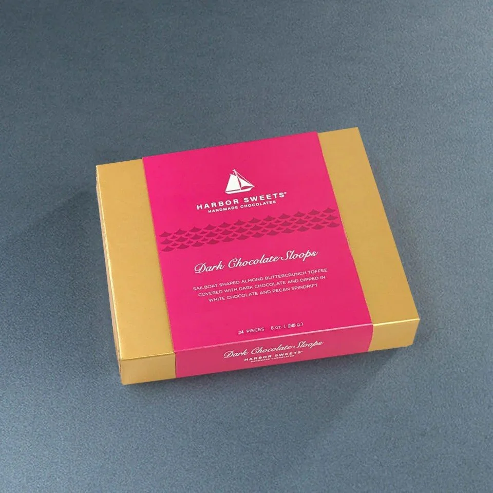 Dark Chocolate Sloops Gift Box- 12 pieces