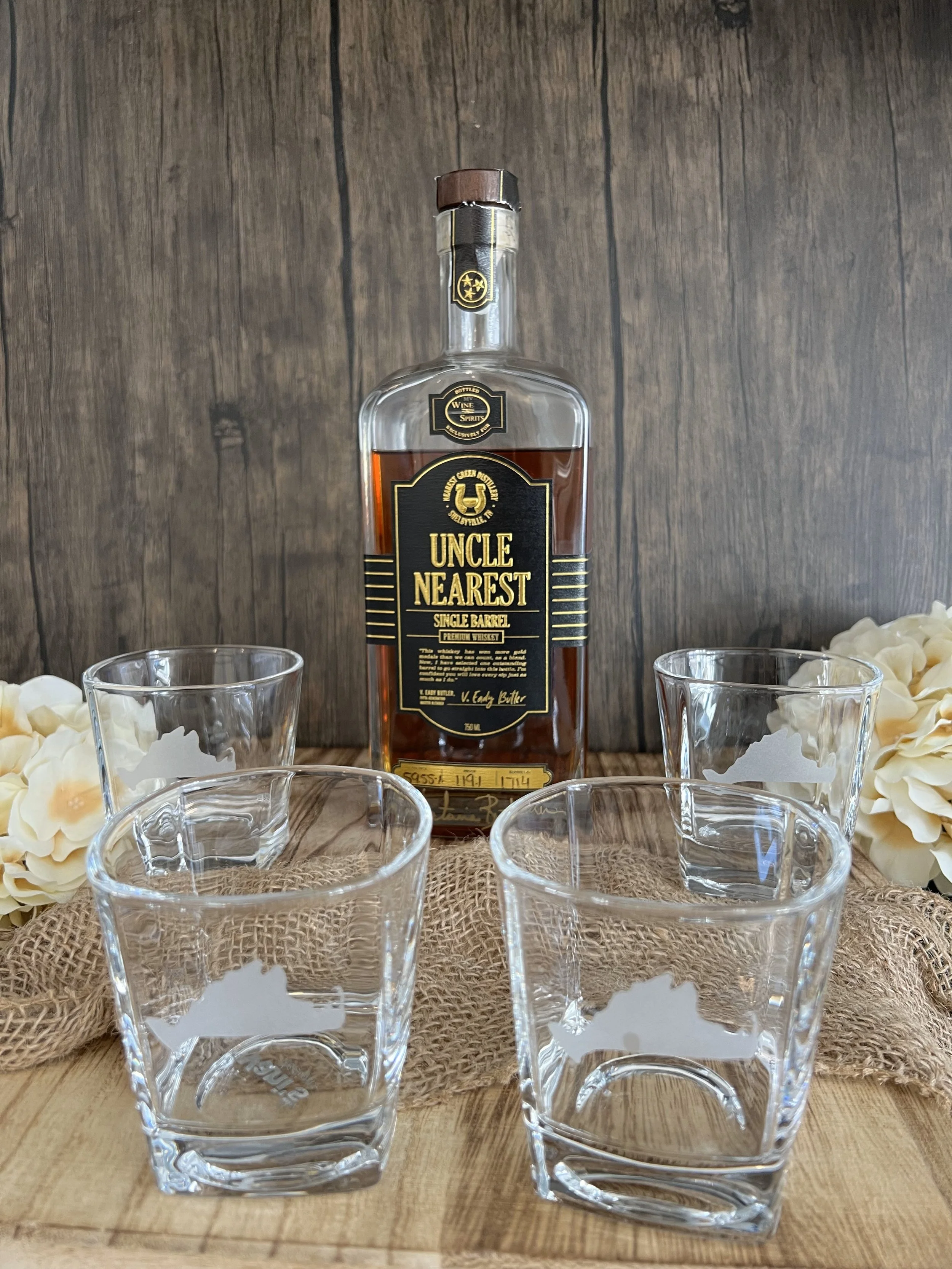 MV Square Rocks Glass by Vani Designs