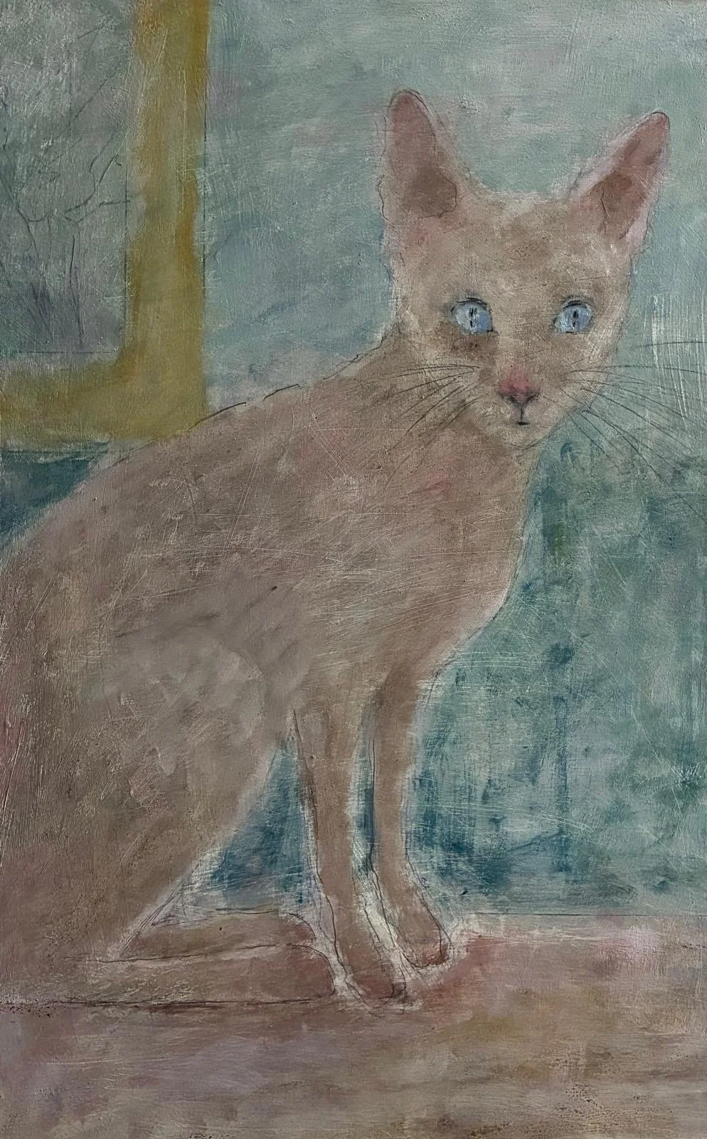 Blue Eyes Peeking Round  |  £575.00 