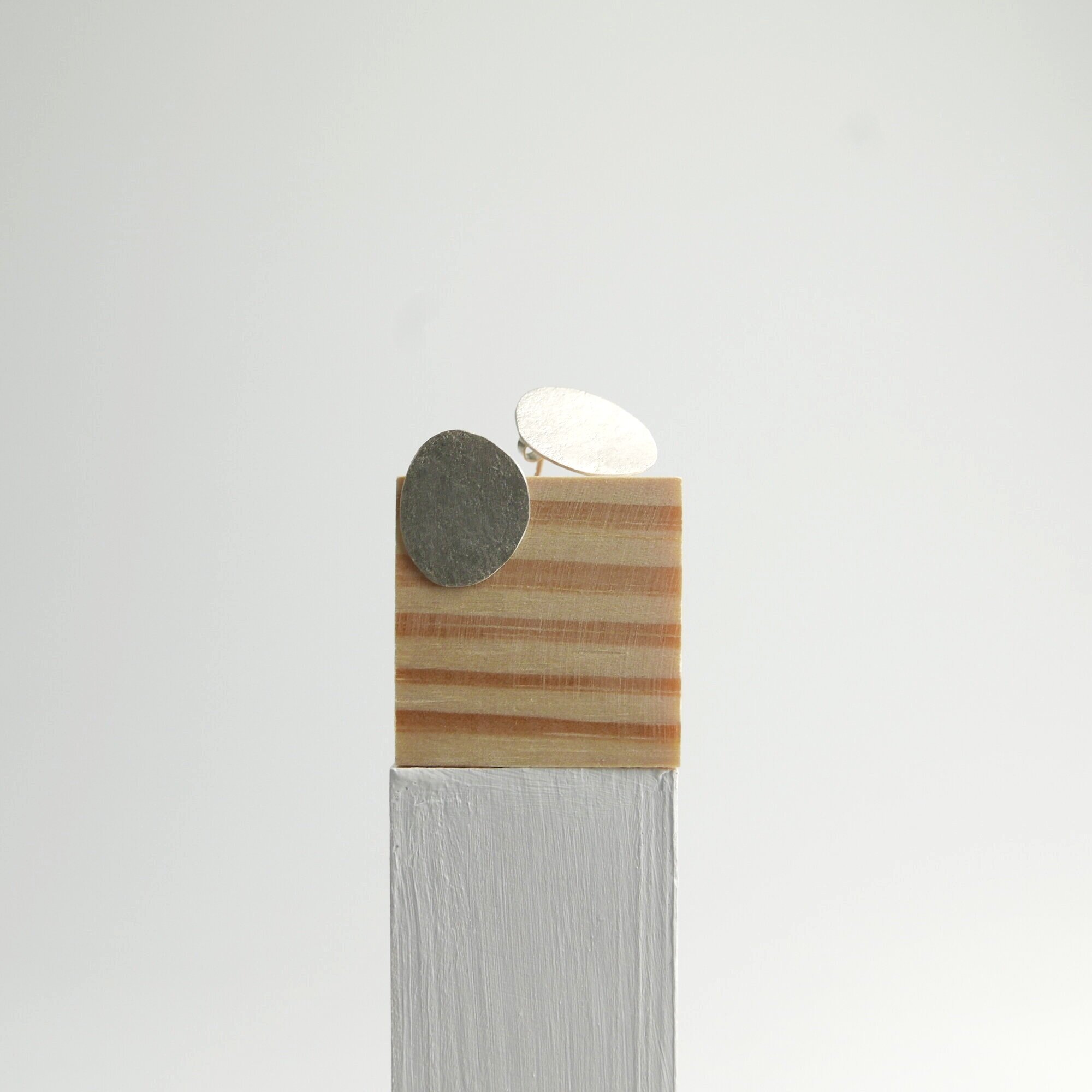 #2 Lichen Stud Earrings | Sterling silver | 2cm x 1.5cm | £60.00