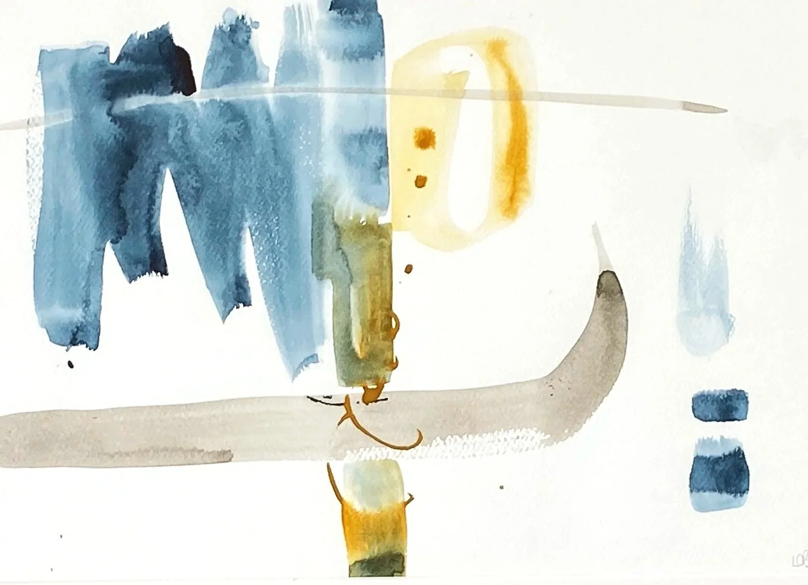 Bracken and a Prussian Blue Sky   |  £575.00