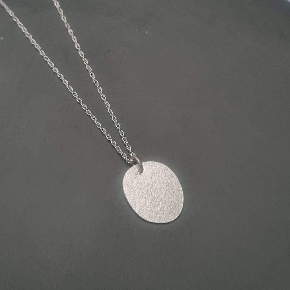 #1 Lichen Pendant | Sterling silver | 2cm x 1.8cm | £52.00