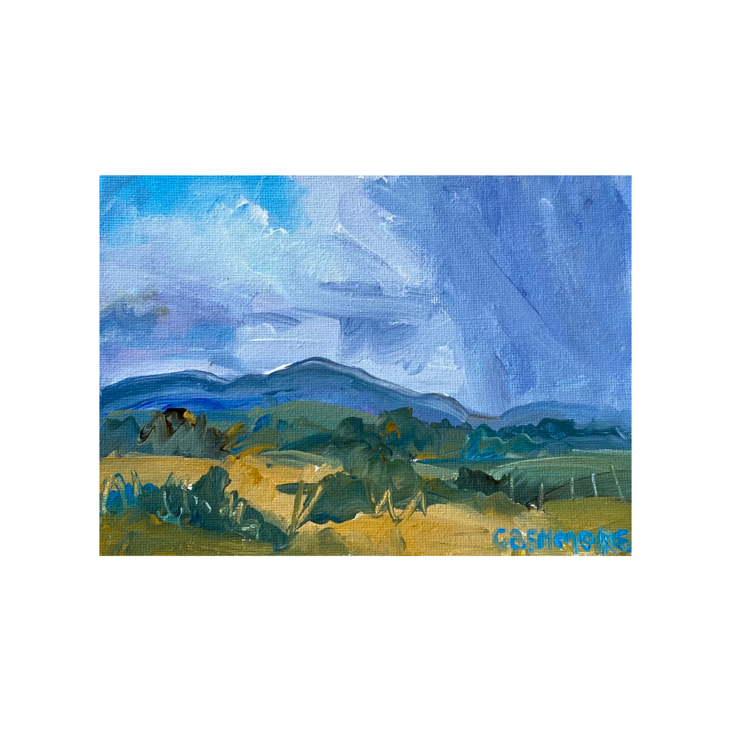 Hazel Cashmore | Distant Shower Clearing Sky | £150.00