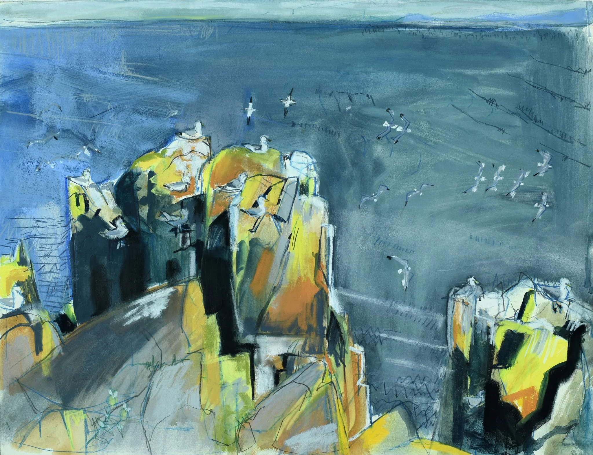 Kittiwakes over a Changing Sea  |  £1,050.00