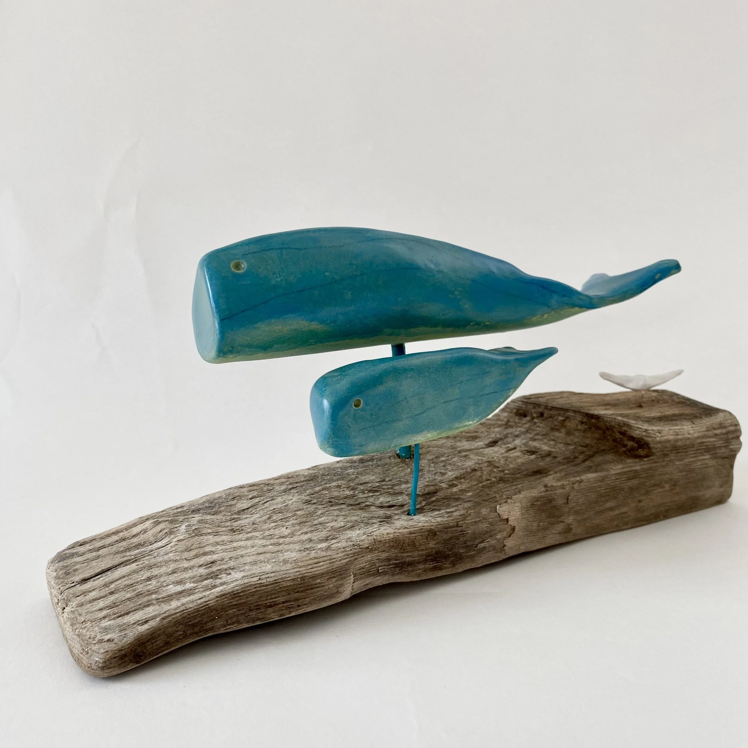 Blue Whale and Calf  |  SOLD