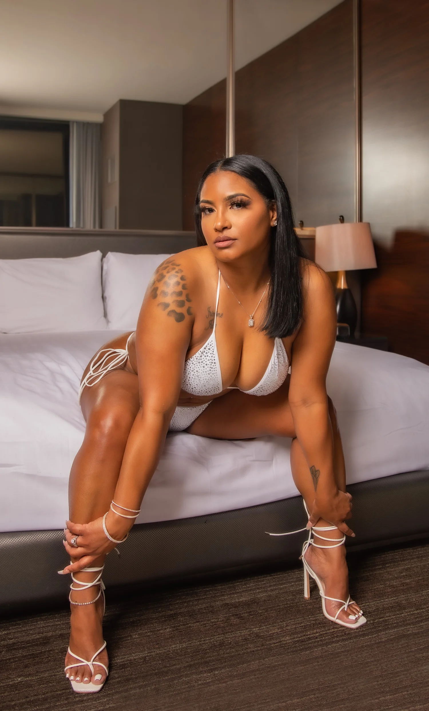 Boudoir portrait session by T3 Photography
