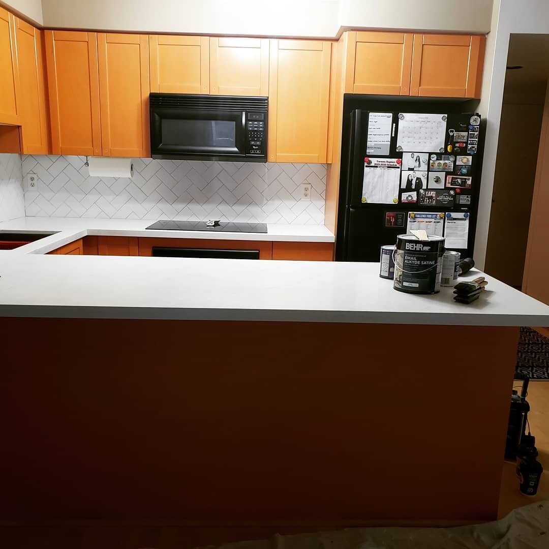 Kitchen Cabinet Painting In Toronto