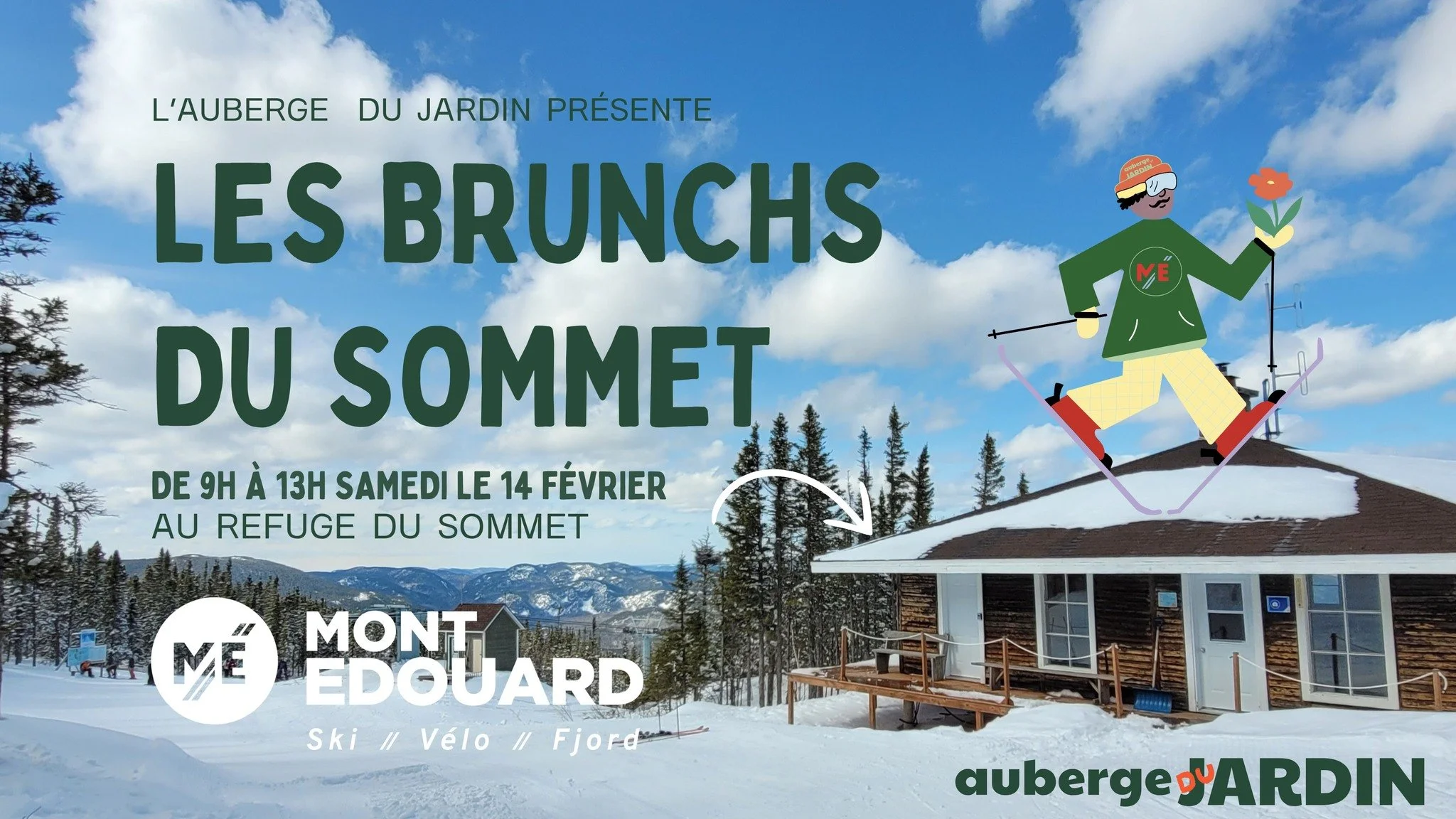 Brunch du sommet X L'Auberge du Jardin