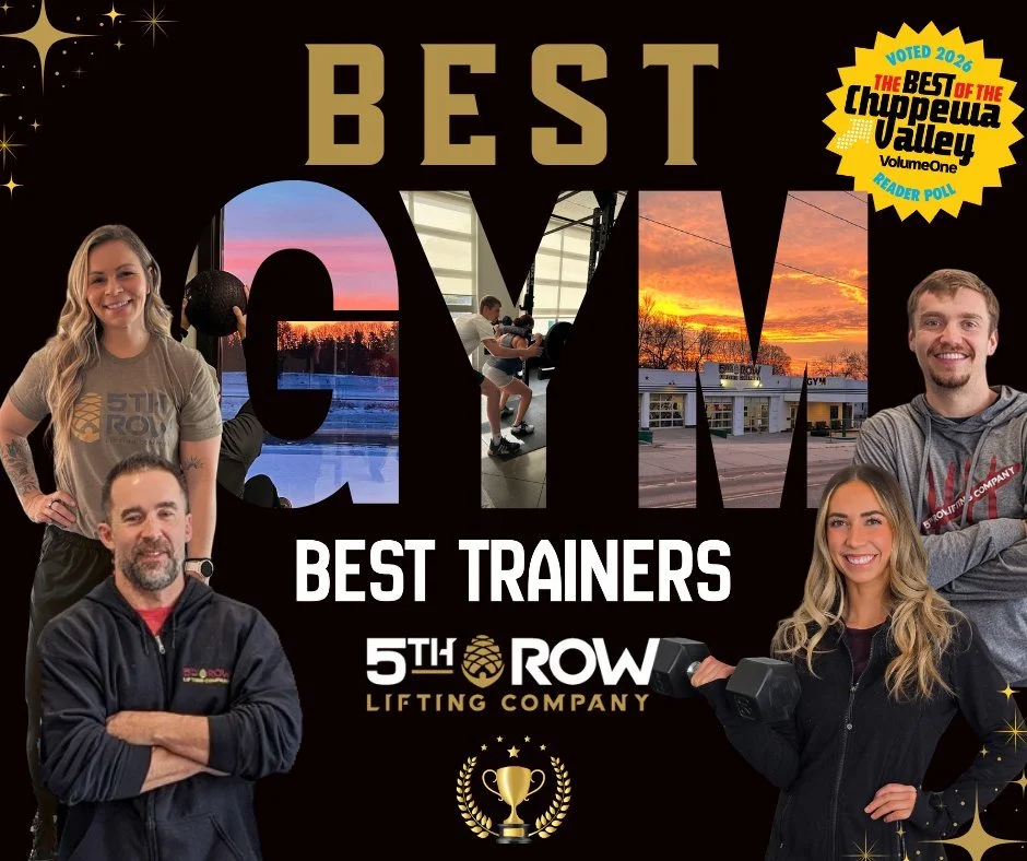 5th Row Lifting Company Voted Best Gym in the Chippewa Valley for the Fourth Year in a Row
