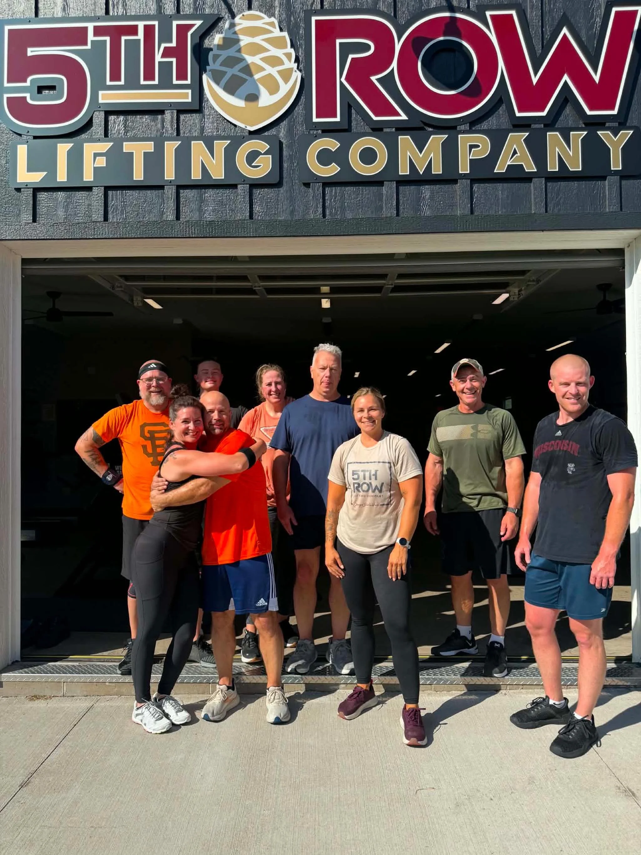 Does anyone recognize the guy getting the hug?!? 

Great to have you in for a workout Seth! You CRUSHED IT!!!