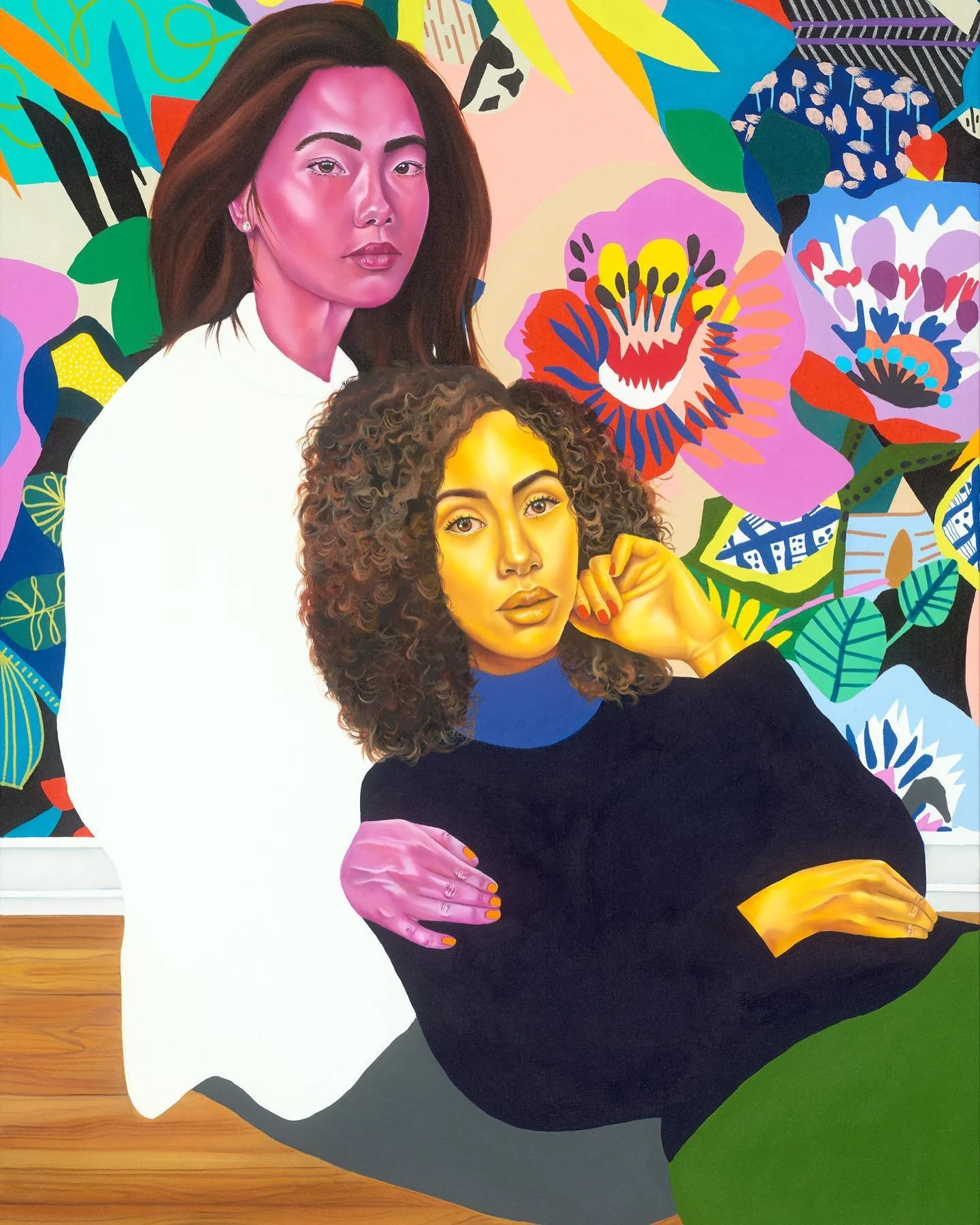 I&rsquo;m thrilled to announce that not only did my recent piece, We All Need Somebody to Lean On, get included in the Indiana Artist Networks&rsquo;s juried show, Pairs, but it also won second place! 🥈 

This is one of my favorite pieces from my la