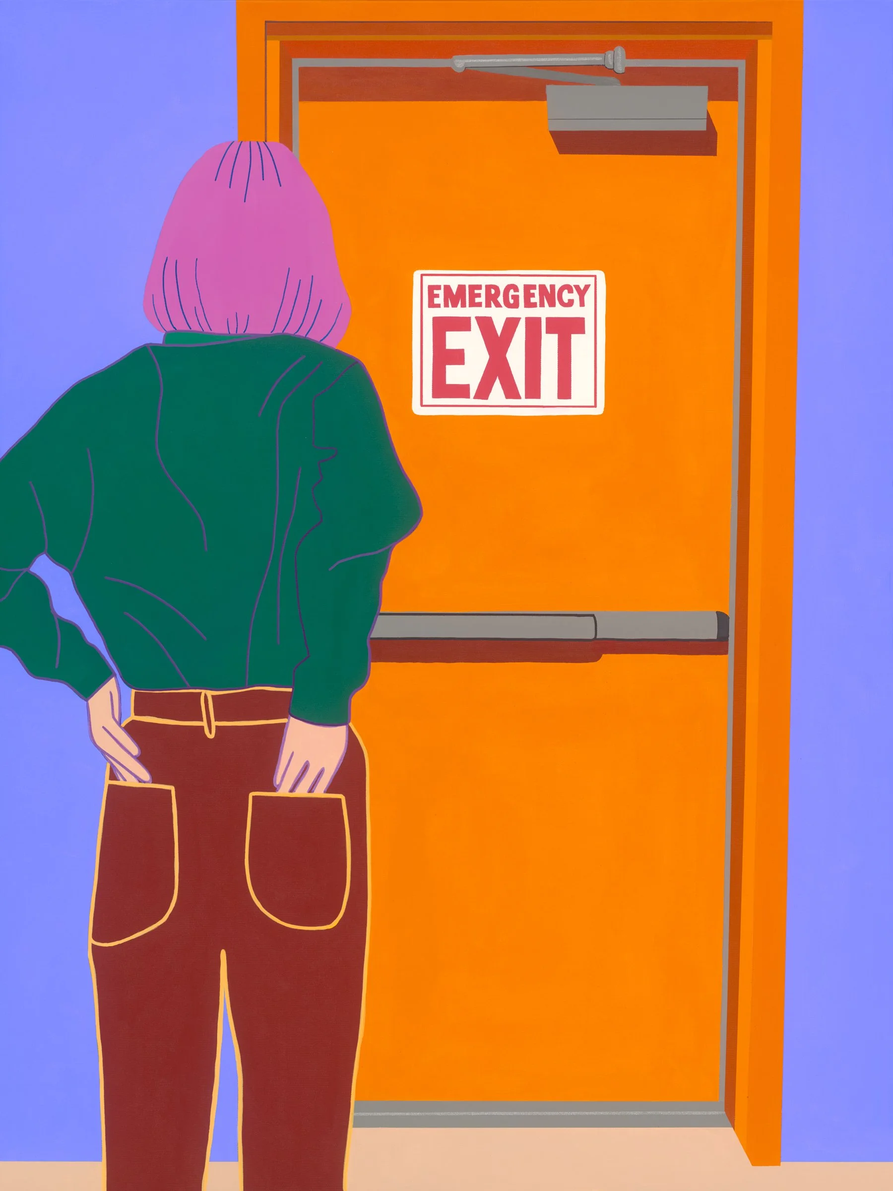 Searching for Escape / 36x48 / $1000 (framed)