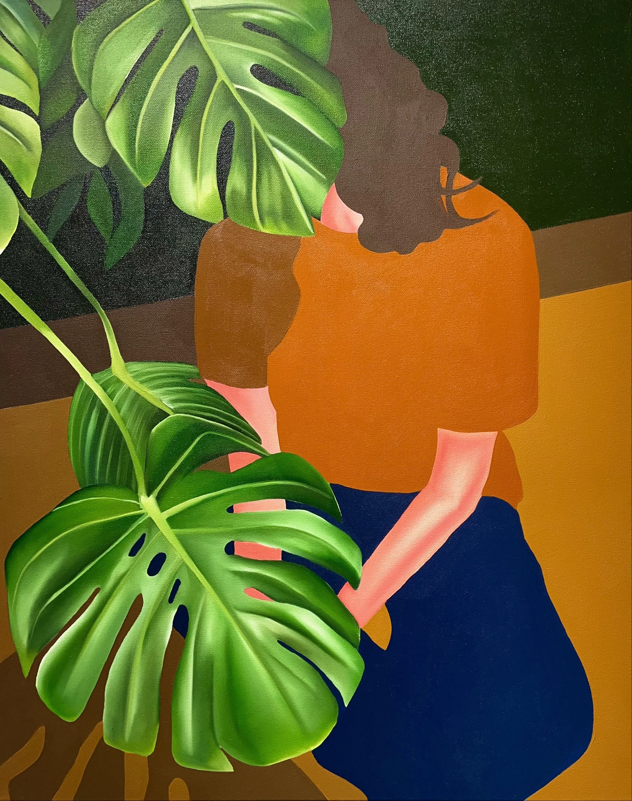 In Hiding / 24x30 / $375 (framed)