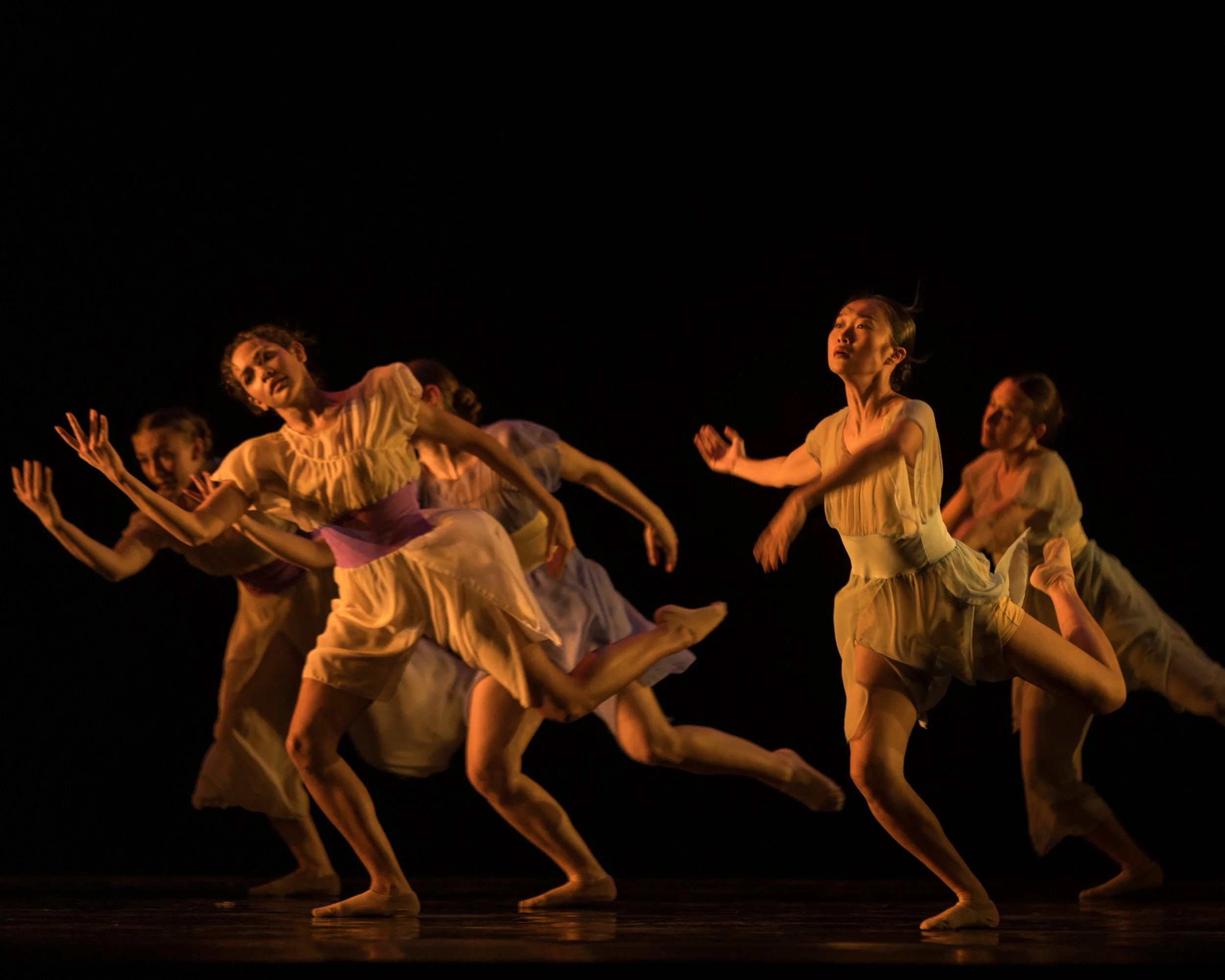 Students of Toronto Metropolitan University in "New Leaves". Photo: Jeremy Mimnagh