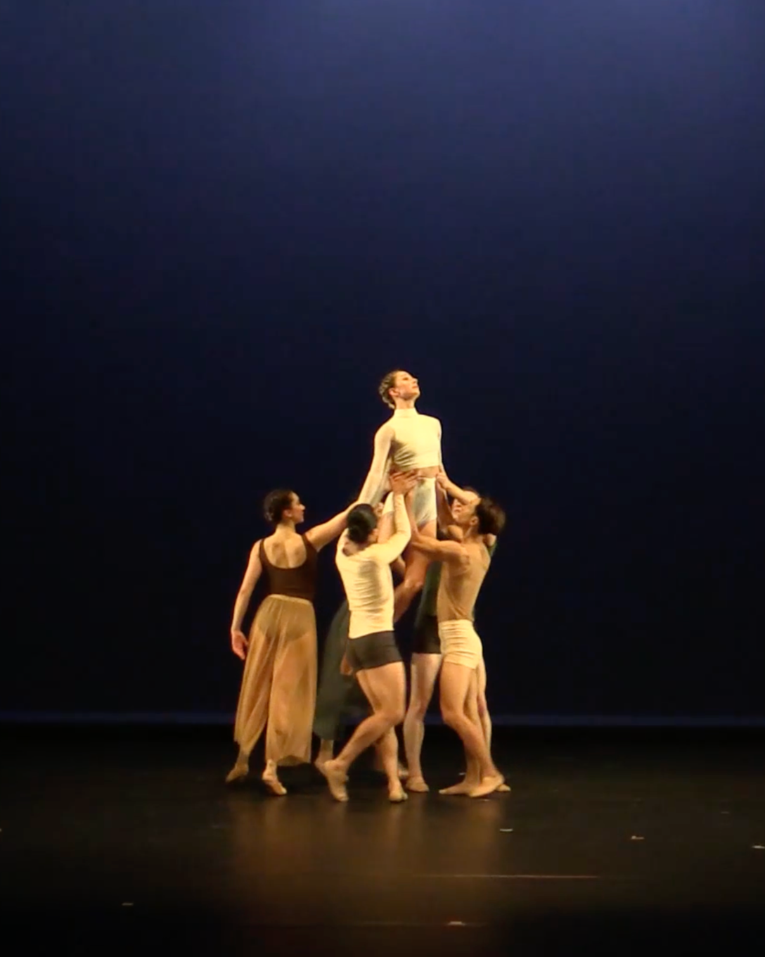 Artists of Ballet Kelowna in "Celestial Mechanics".
