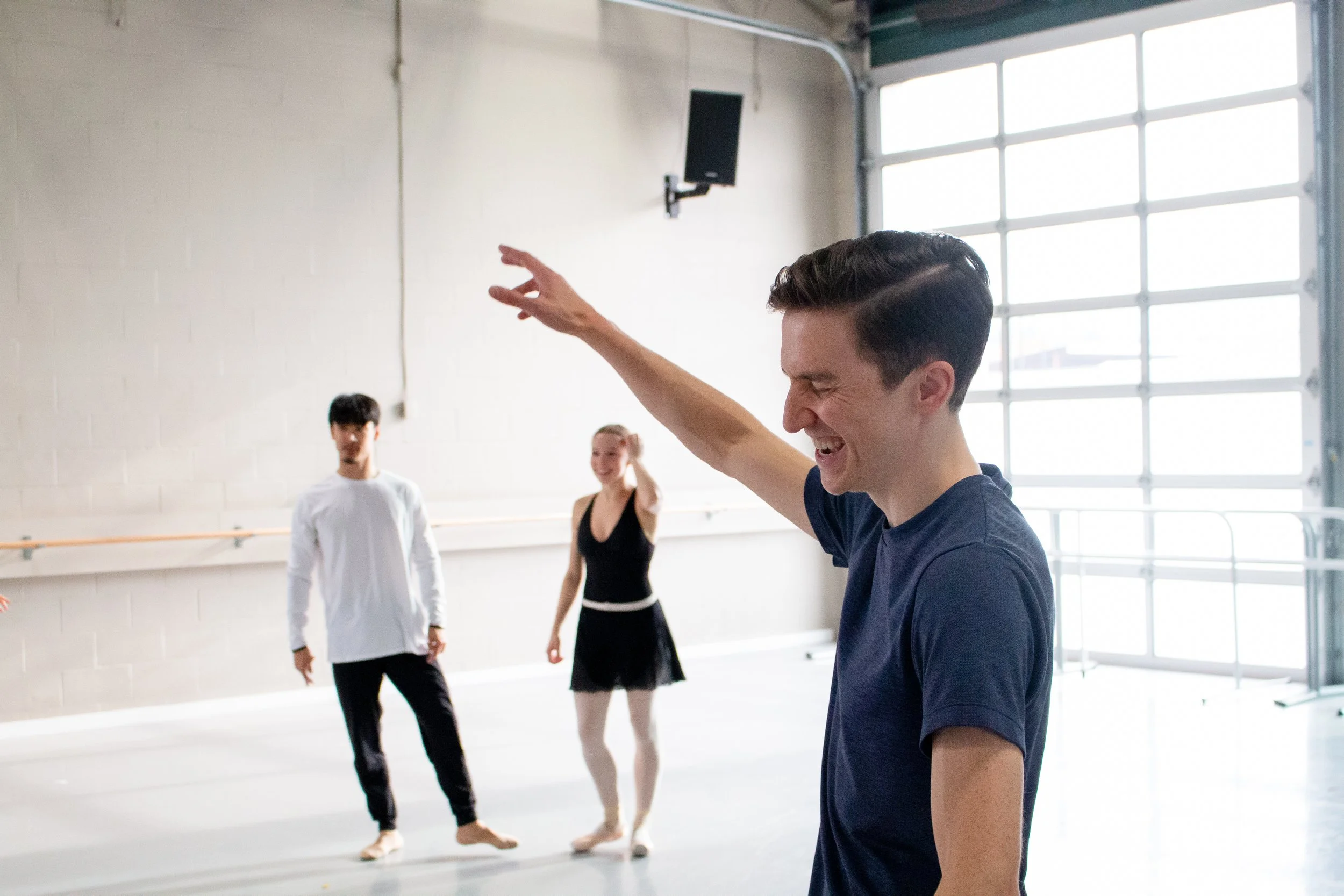 In Rehearsal with Ballet Kelowna. Photo: Abigail Weins
