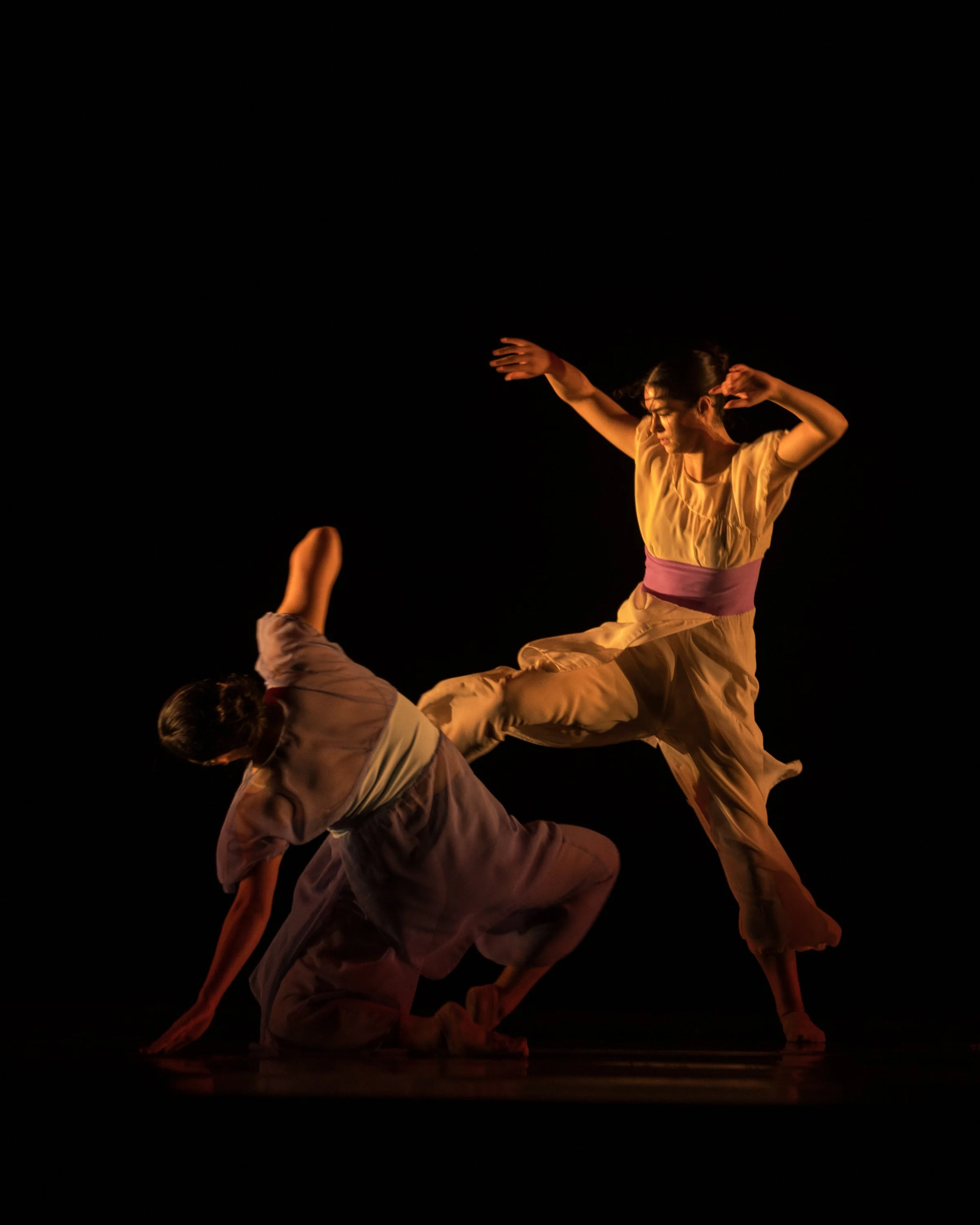Kathleen Wishart and Aerin Cho in "New Leaves". Photo: Jeremy Mimnagh