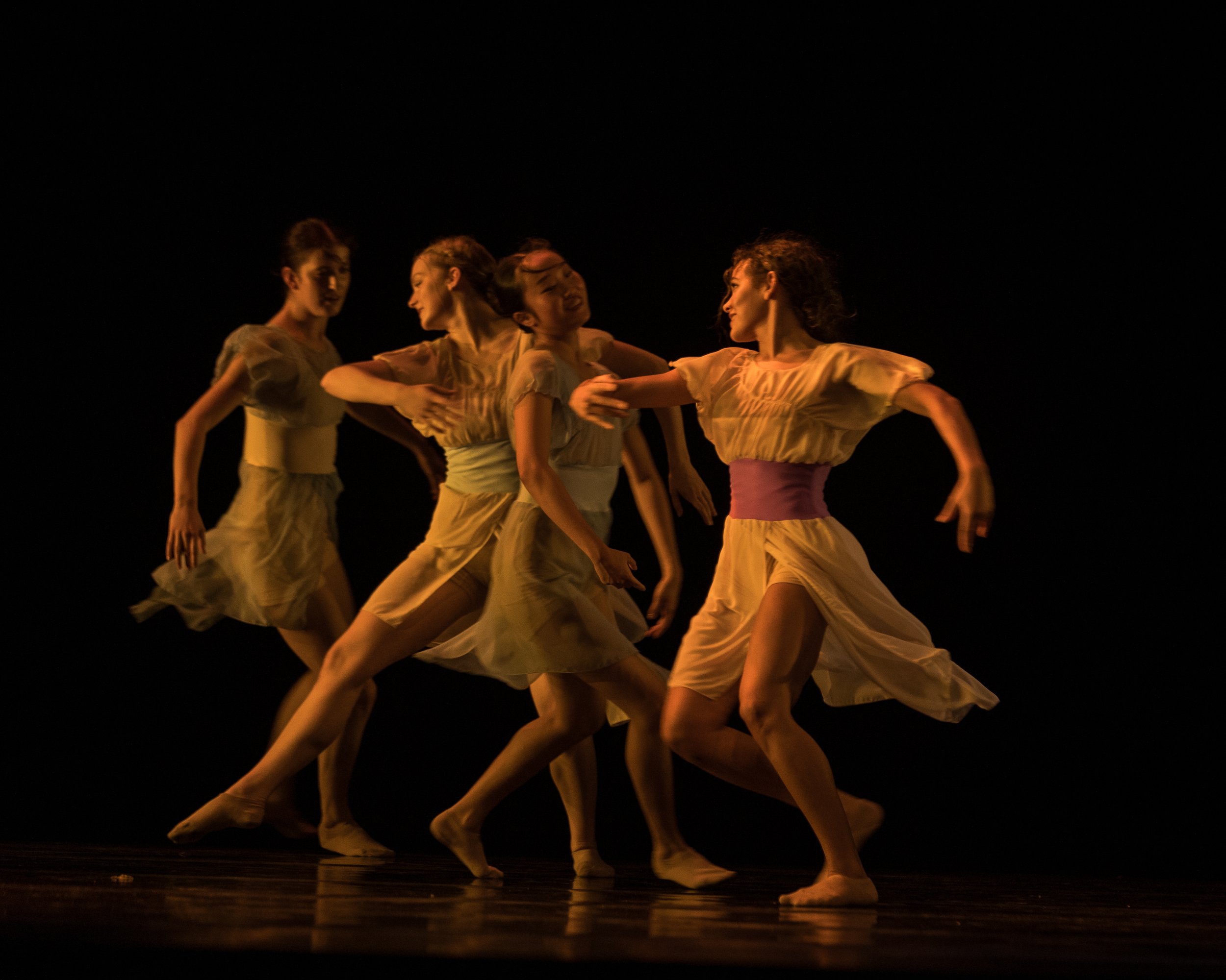 Students of Toronto Metropolitan University in "New Leaves". Photo: Jeremy Mimnagh