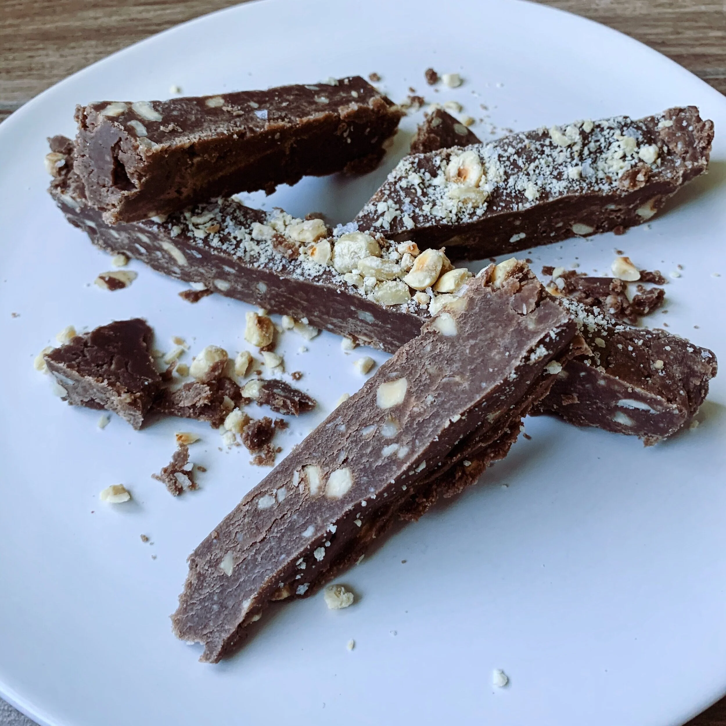 dark chocolate + hazelnut halva — toasted table