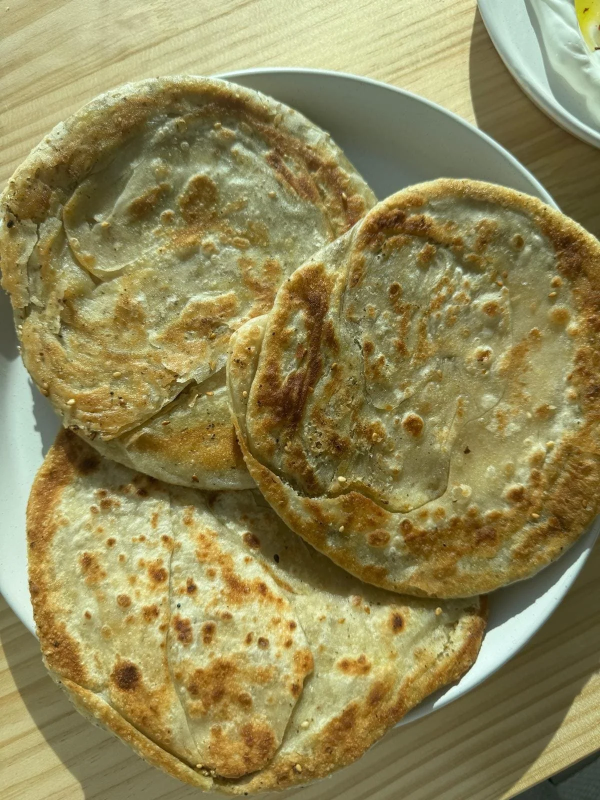 flaky za’atar flatbreads