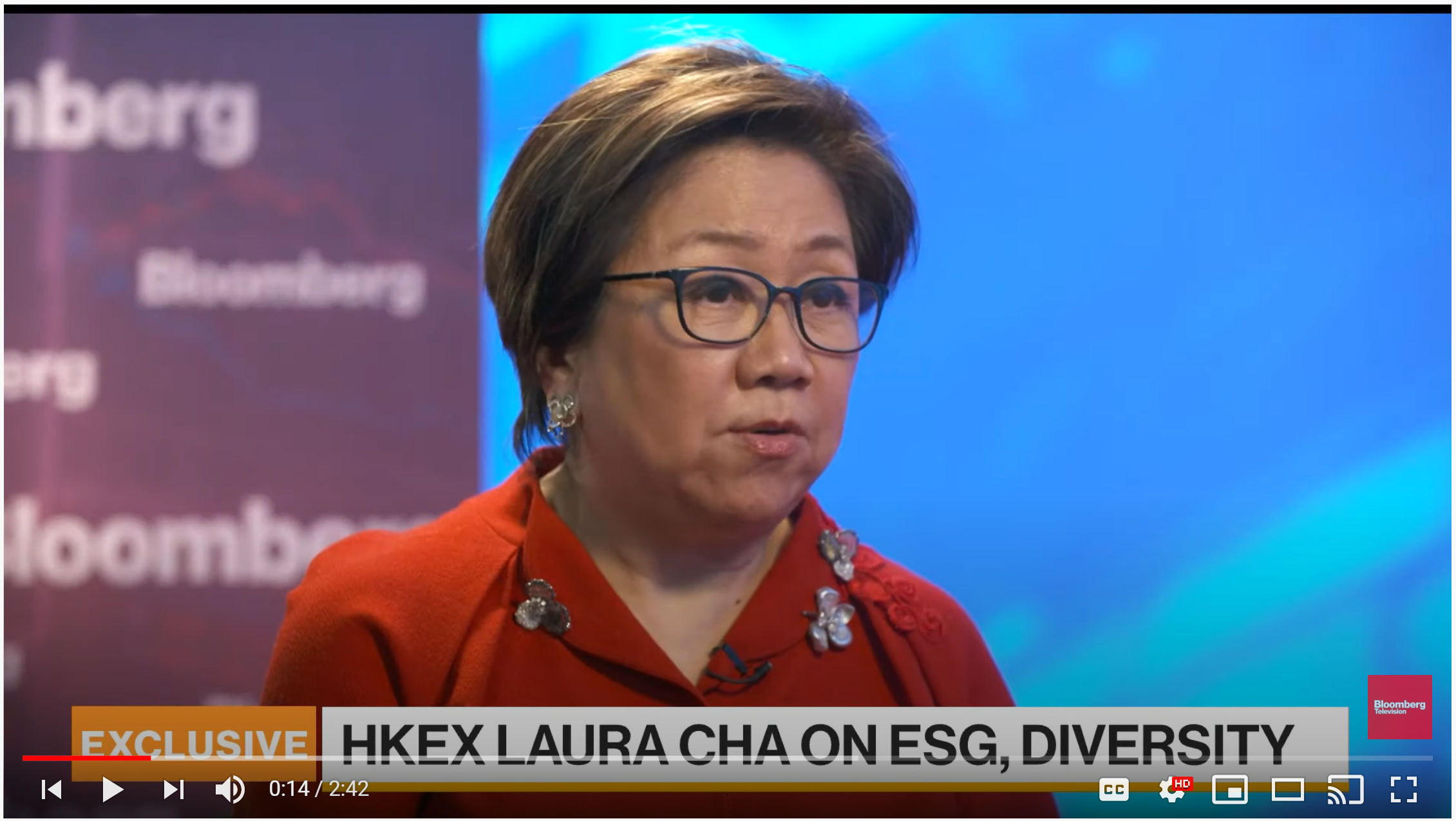 HKEX Chairman on ESG, Diversity